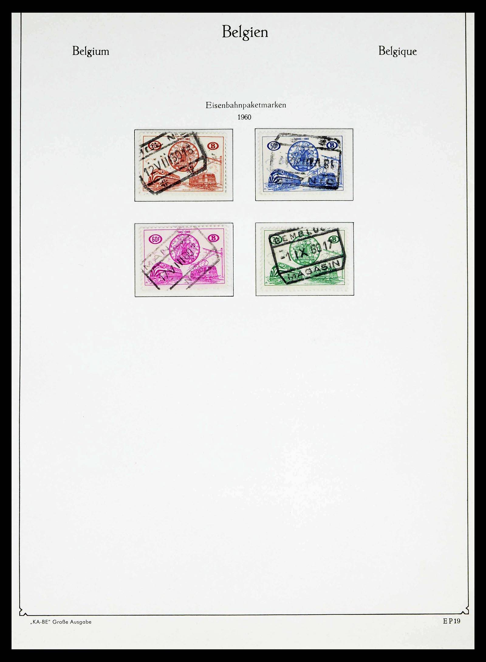 38015 0257 - Postzegelverzameling 38015 België 1849-1980.