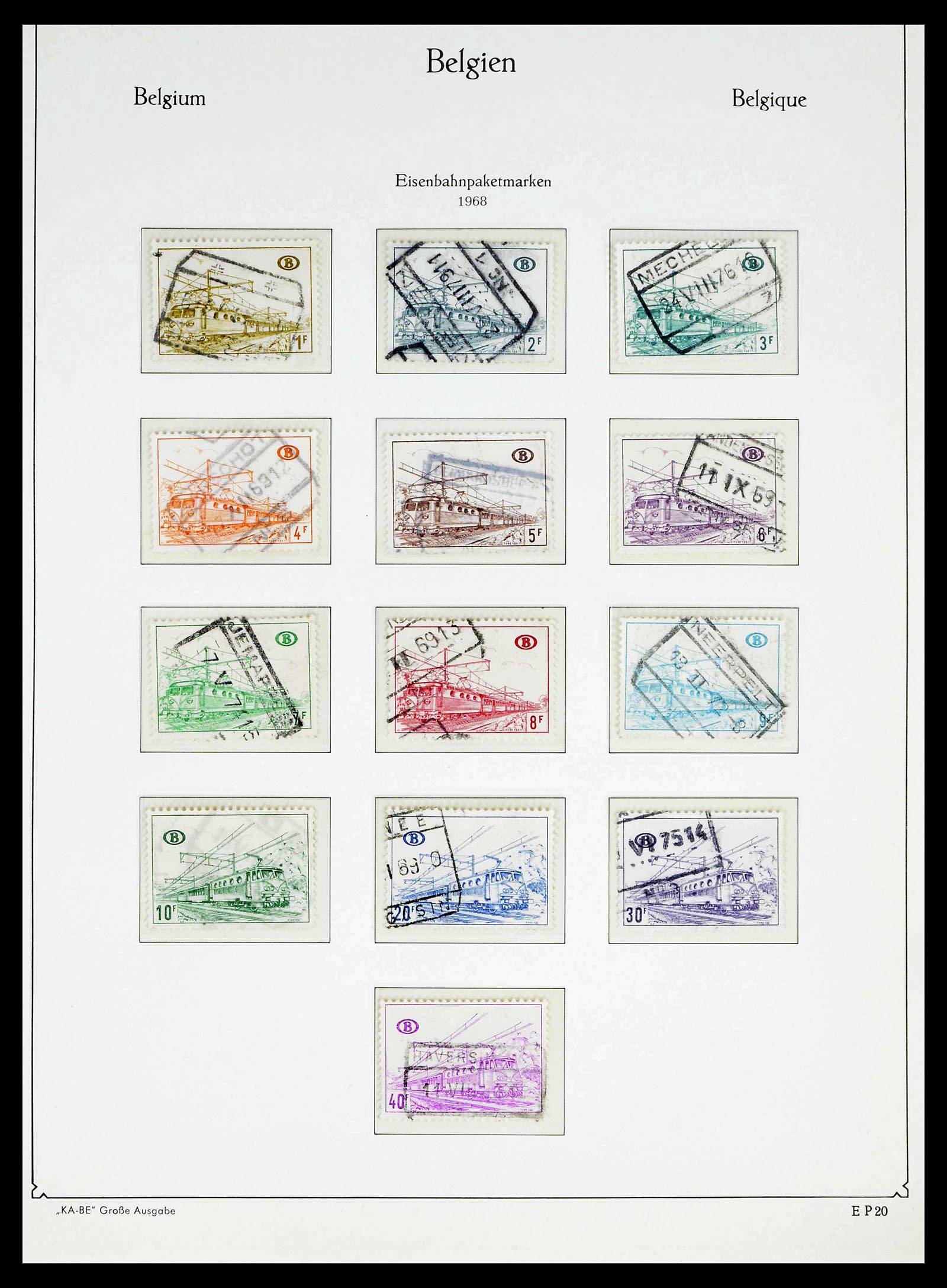 38015 0258 - Postzegelverzameling 38015 België 1849-1980.