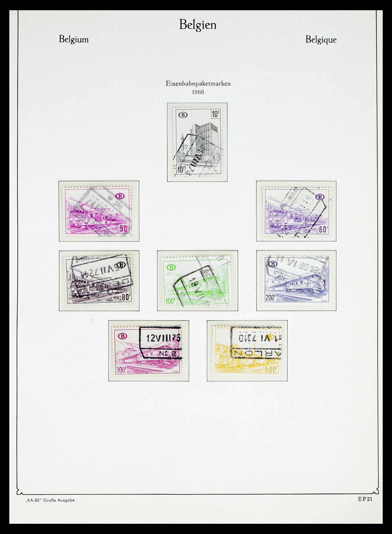 38015 0259 - Postzegelverzameling 38015 België 1849-1980.