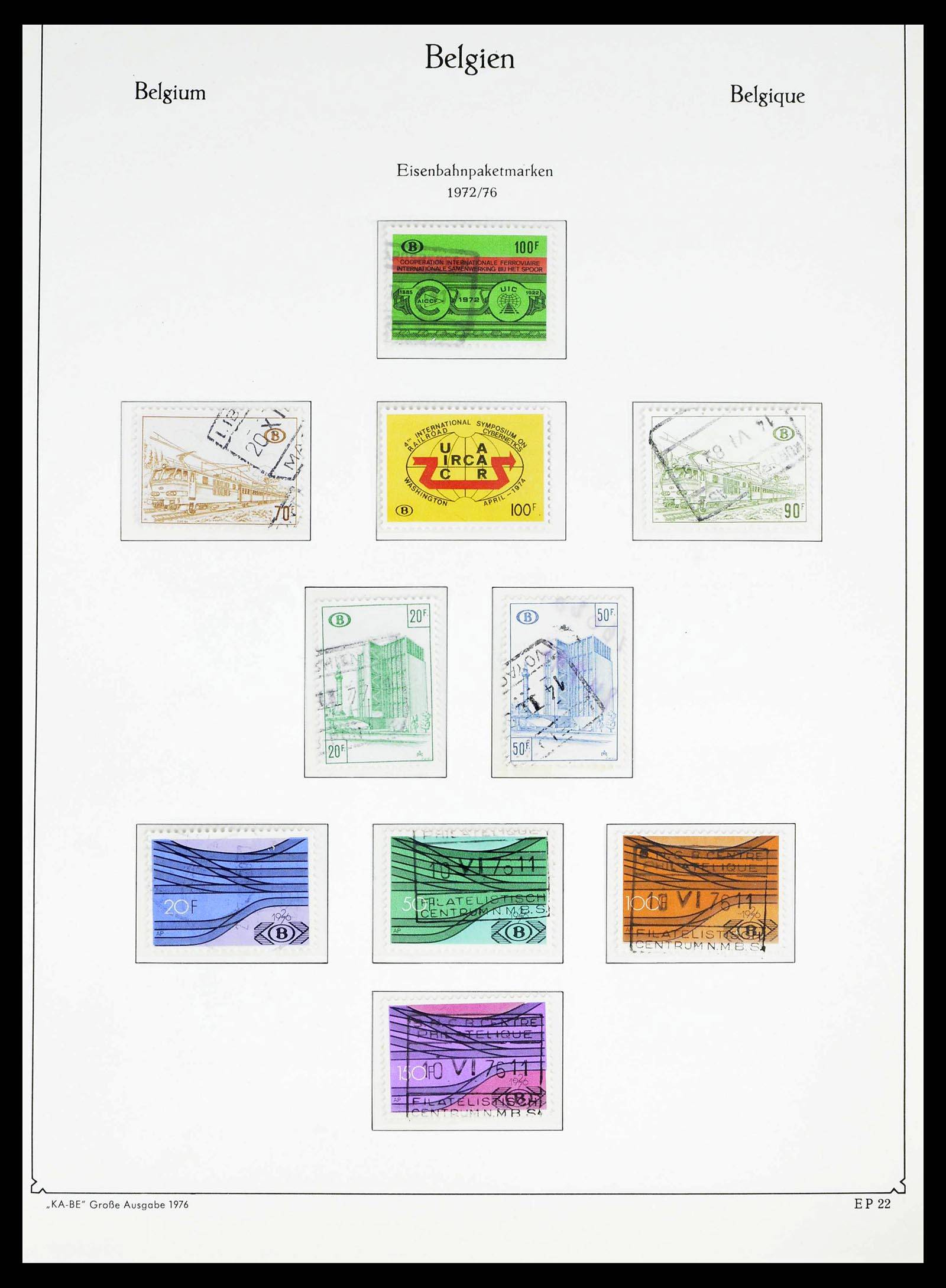 38015 0260 - Postzegelverzameling 38015 België 1849-1980.