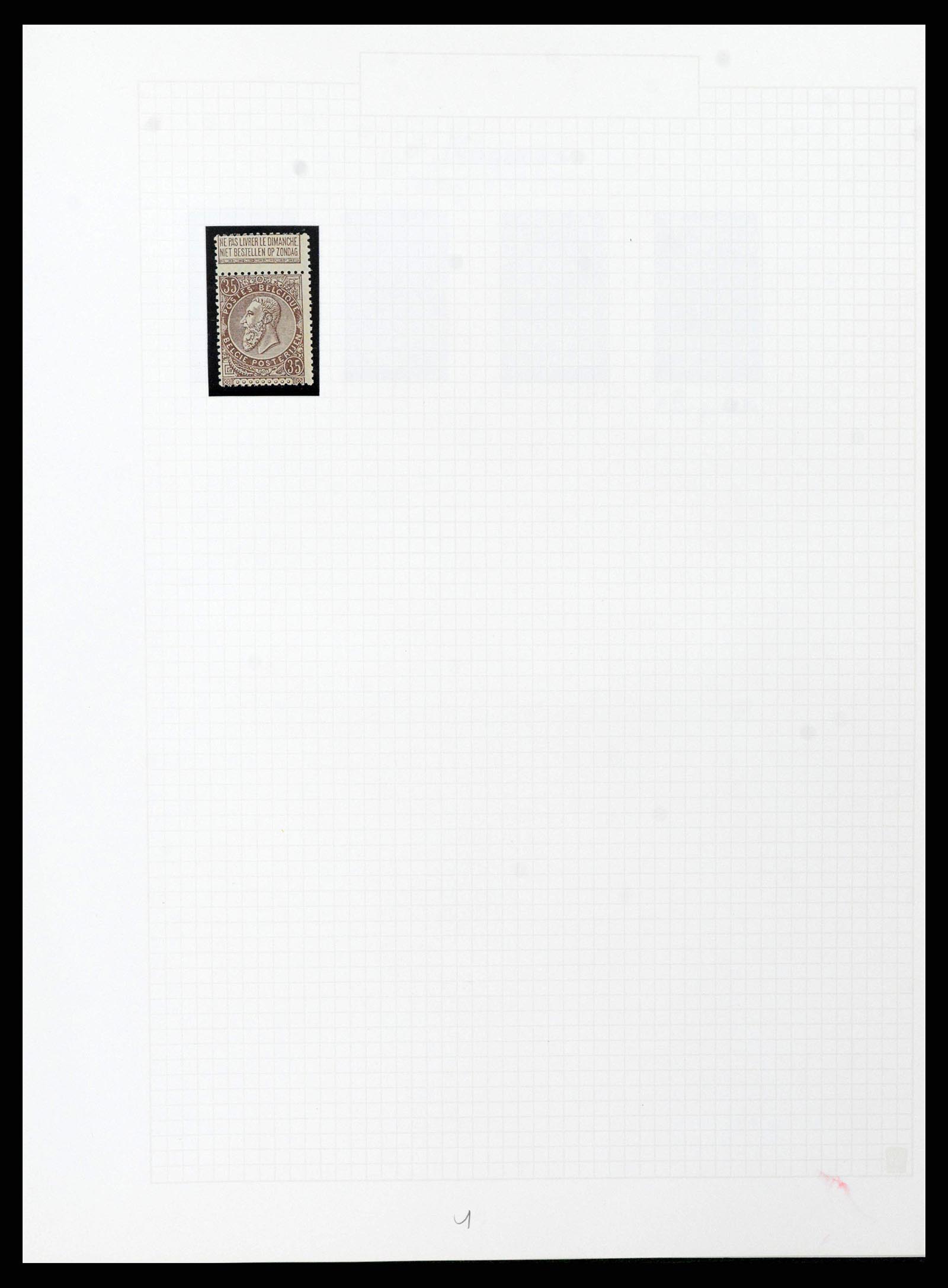 38023 0179 - Postzegelverzameling 38023 België 1893-1900.