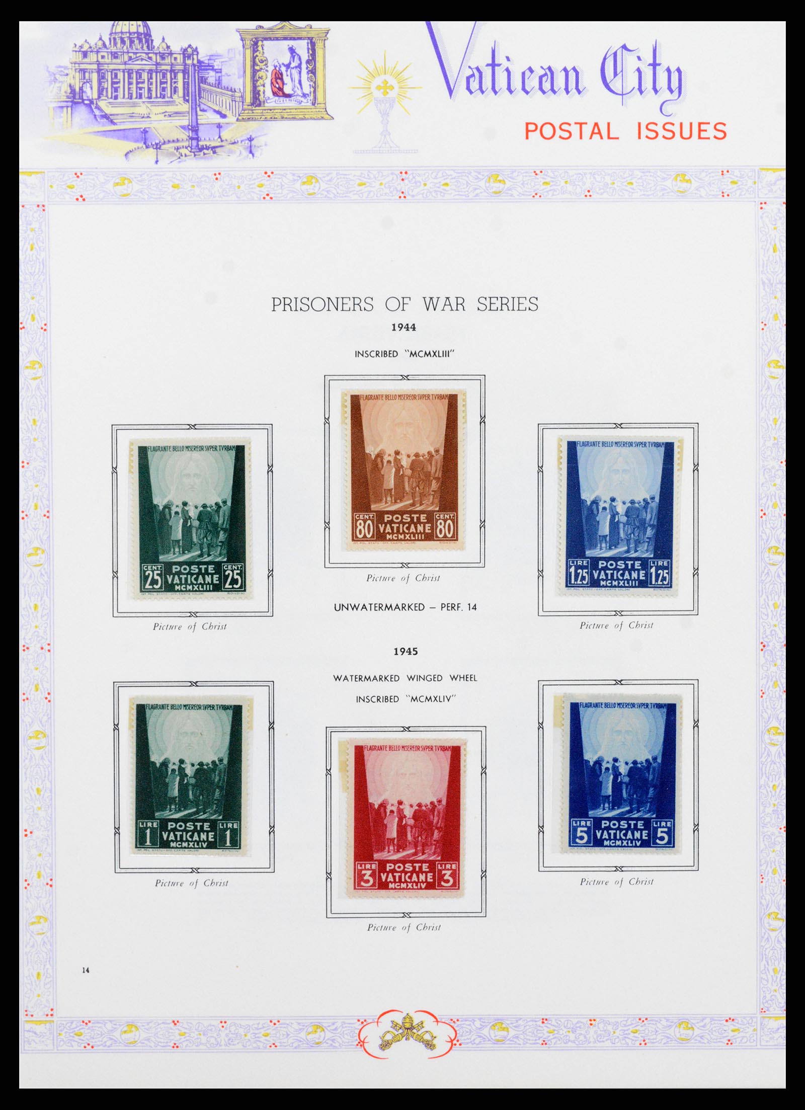 38062 015 - Postzegelverzameling 38062 Vaticaan 1929-1982.