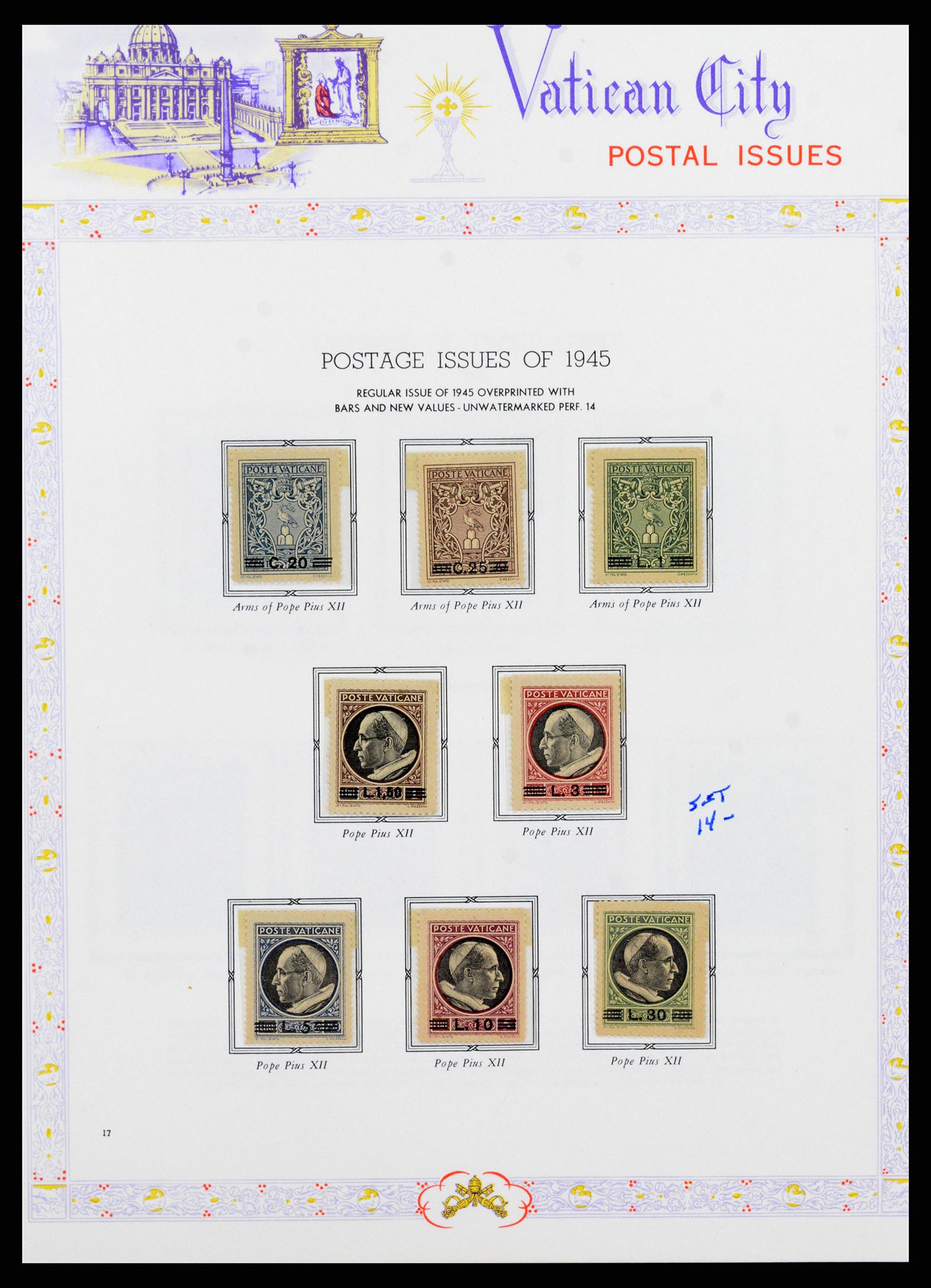 38062 018 - Postzegelverzameling 38062 Vaticaan 1929-1982.