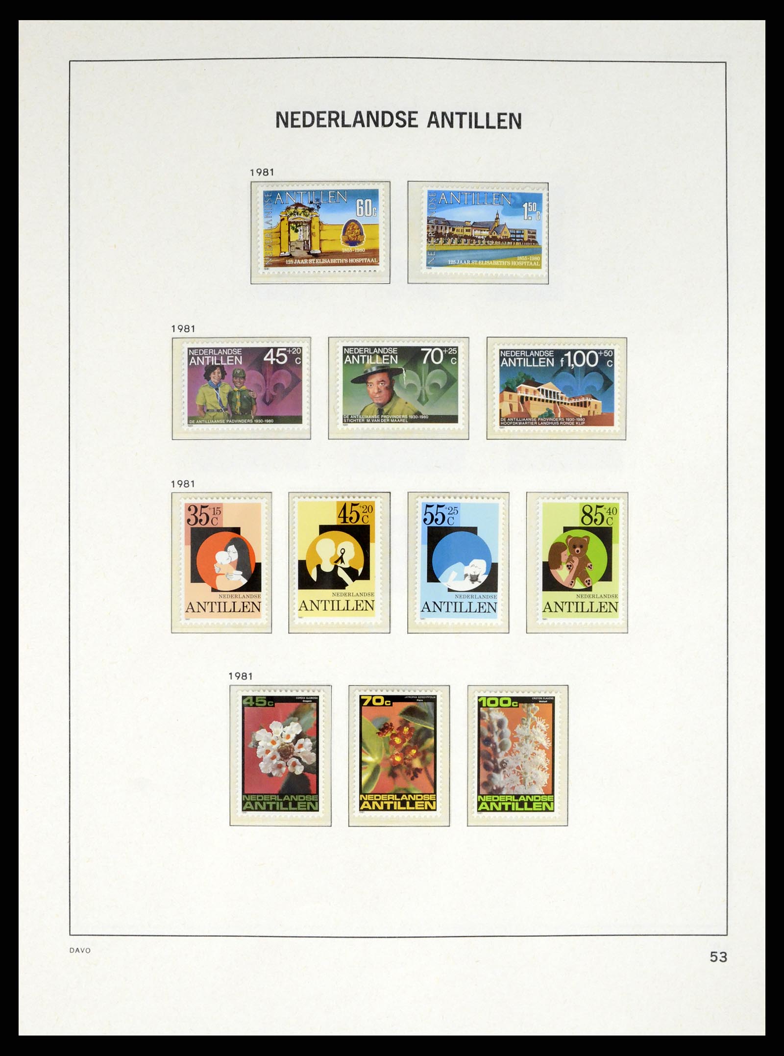 38079 0072 - Stamp collection 38079 Curaçao/Antilles 1873-1998.