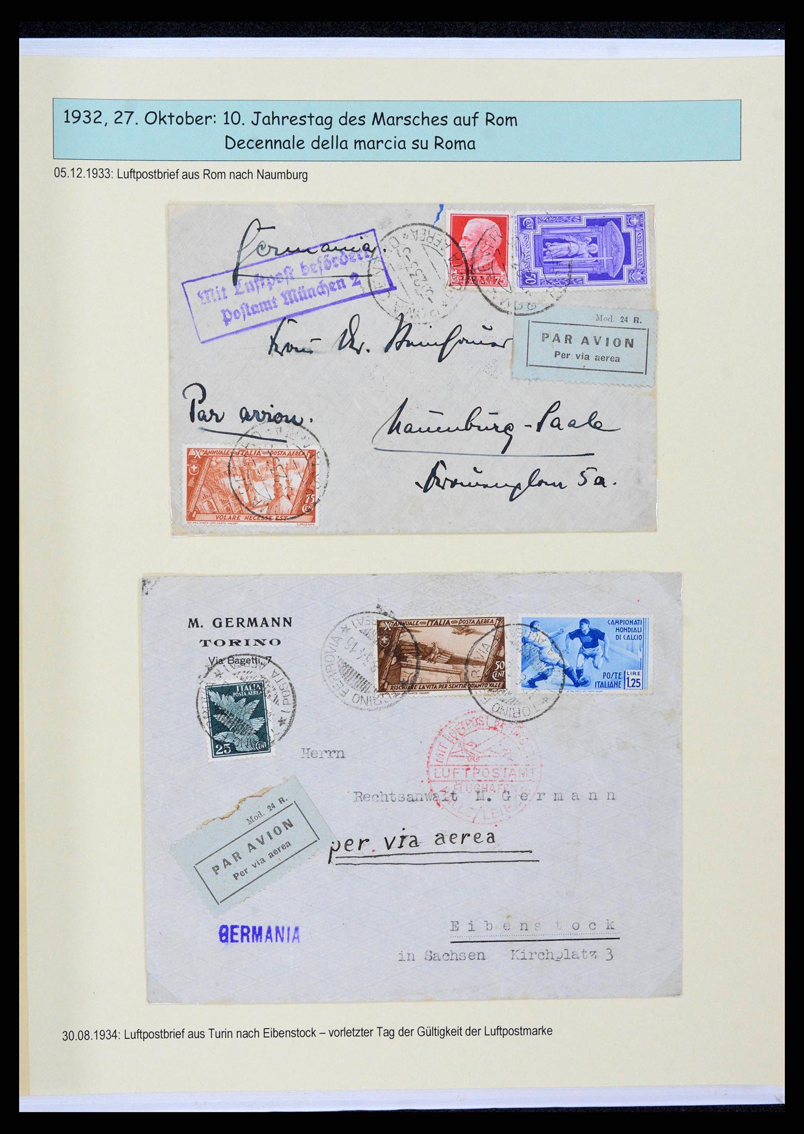 38115 0086 - Stamp collection 38115 Italy 1910-1942.