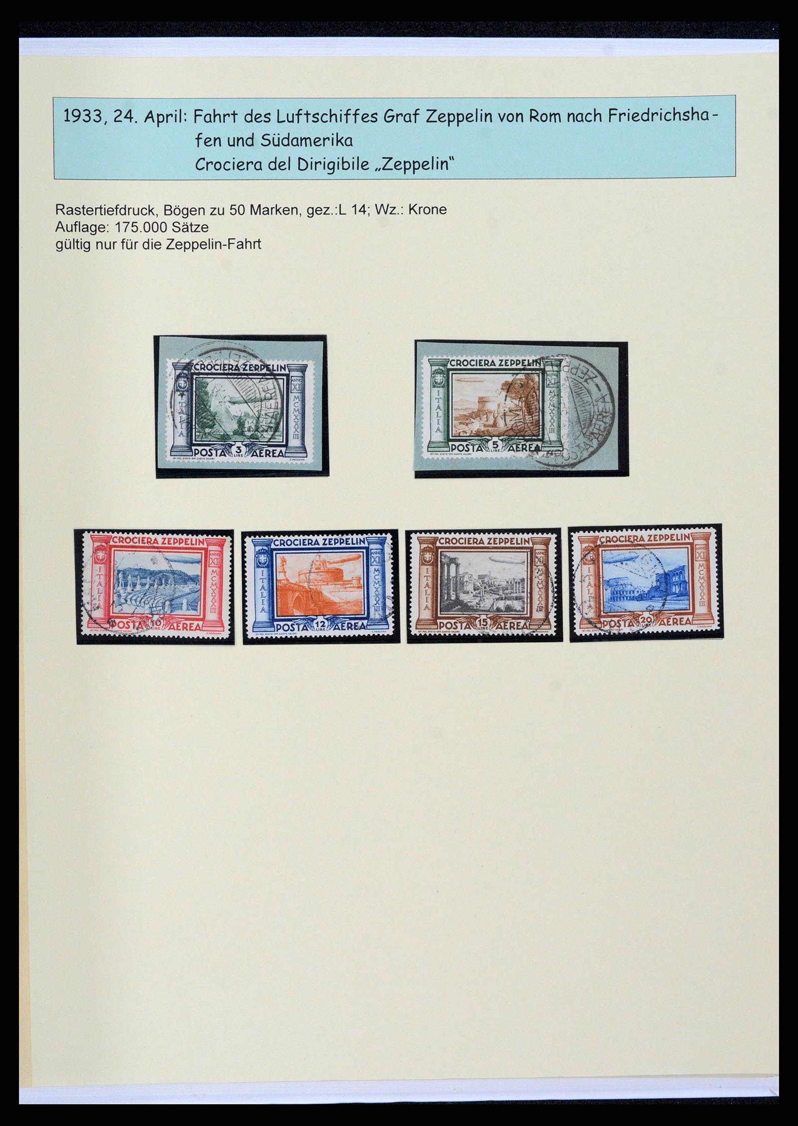 38115 0087 - Stamp collection 38115 Italy 1910-1942.