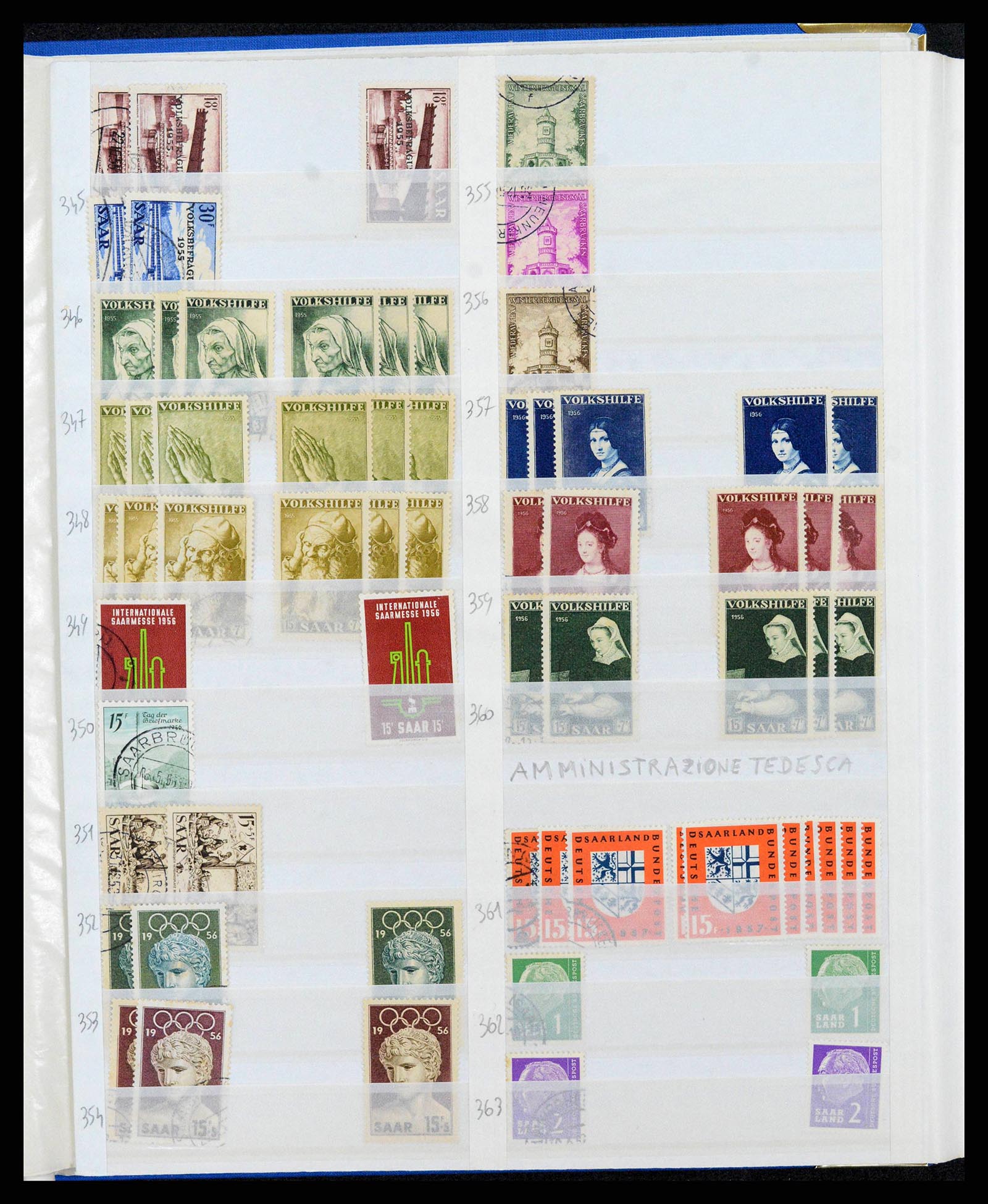 38126 0086 - Postzegelverzameling 38126 Duitsland 1920-1990.