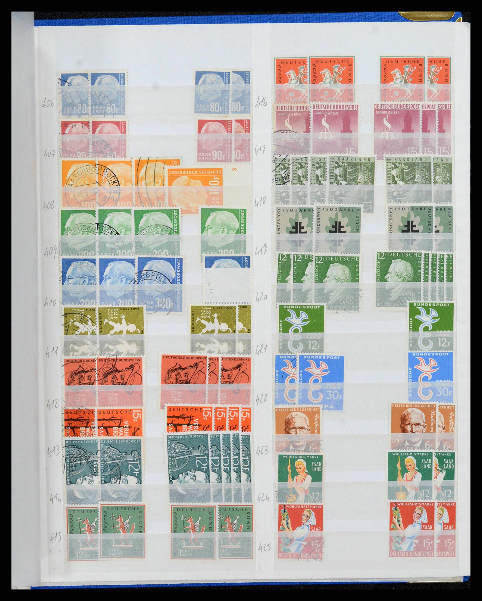 38126 0089 - Postzegelverzameling 38126 Duitsland 1920-1990.
