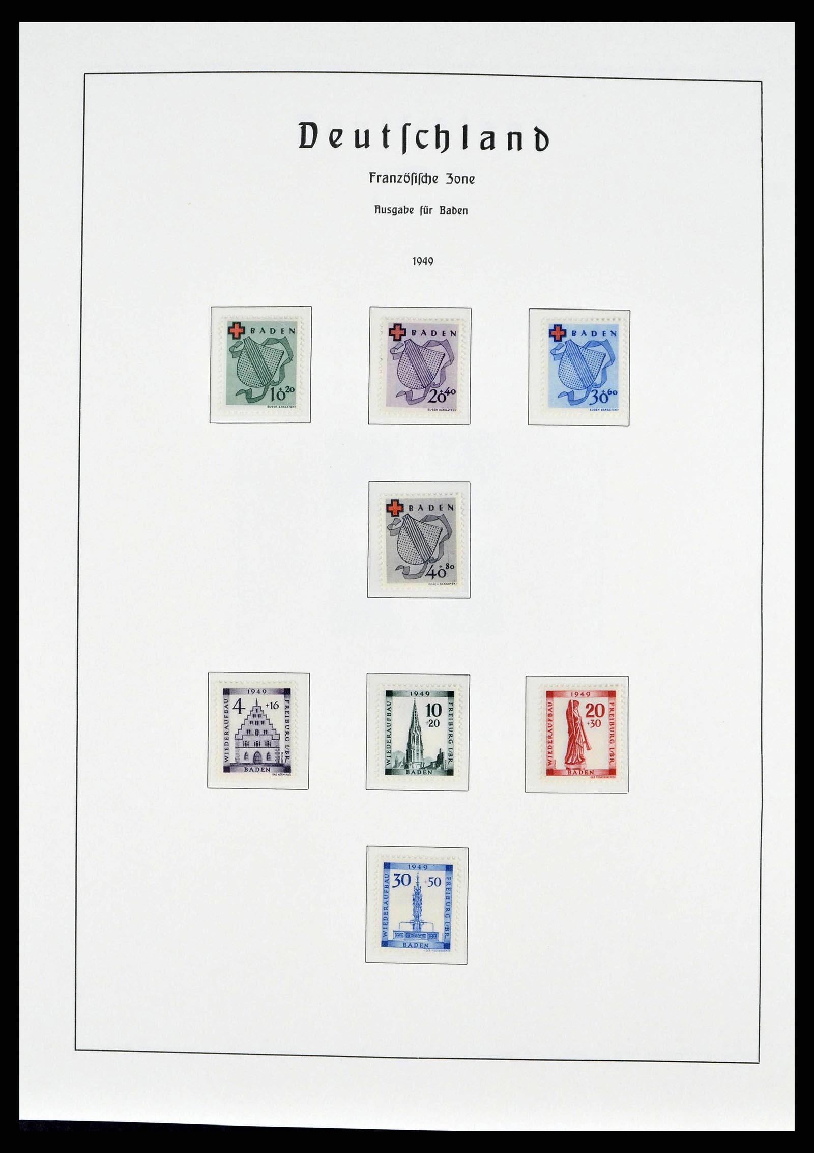 38140 0021 - Postzegelverzameling 38140 Duitsland 1945-1959.