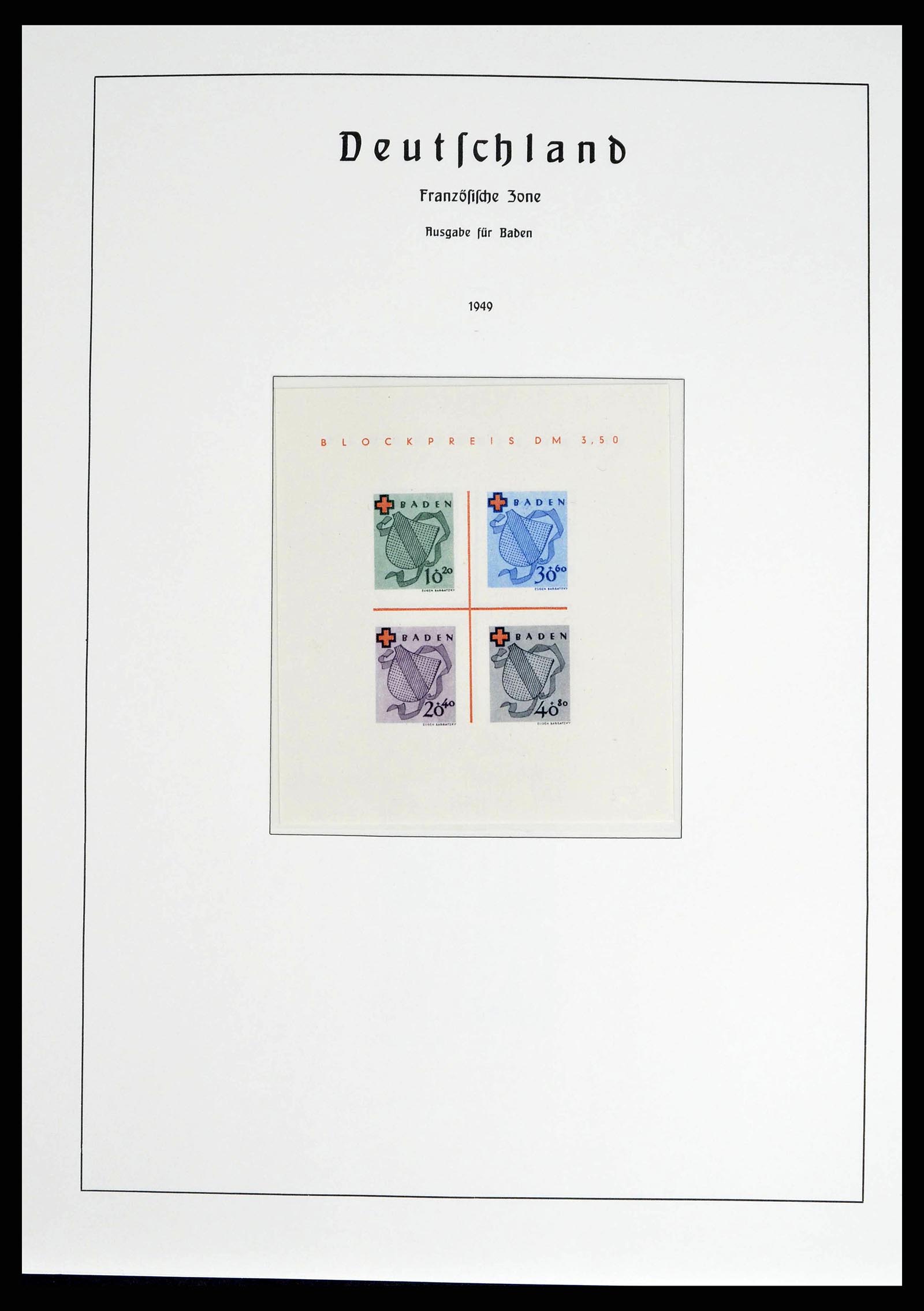 38140 0022 - Postzegelverzameling 38140 Duitsland 1945-1959.