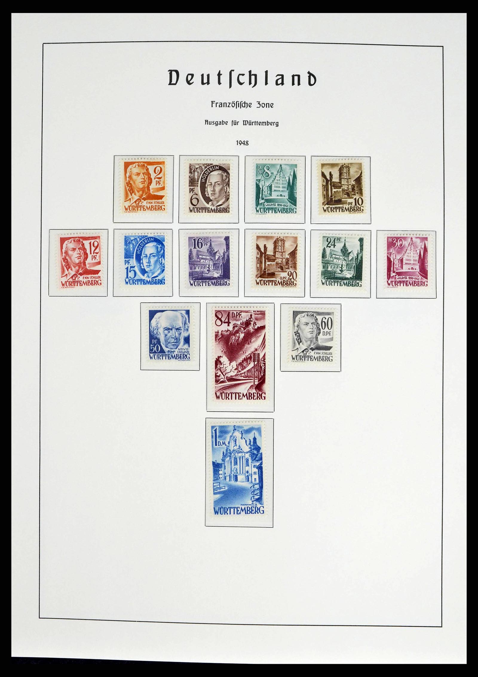 38140 0027 - Postzegelverzameling 38140 Duitsland 1945-1959.