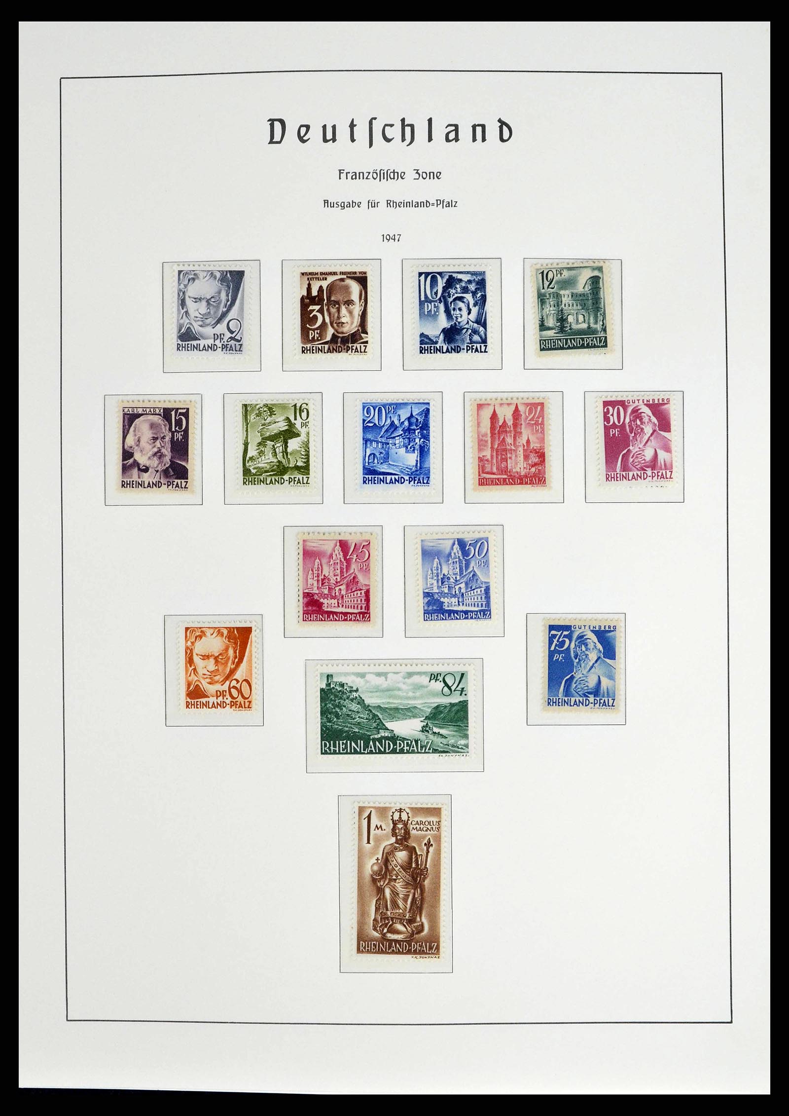 38140 0031 - Postzegelverzameling 38140 Duitsland 1945-1959.