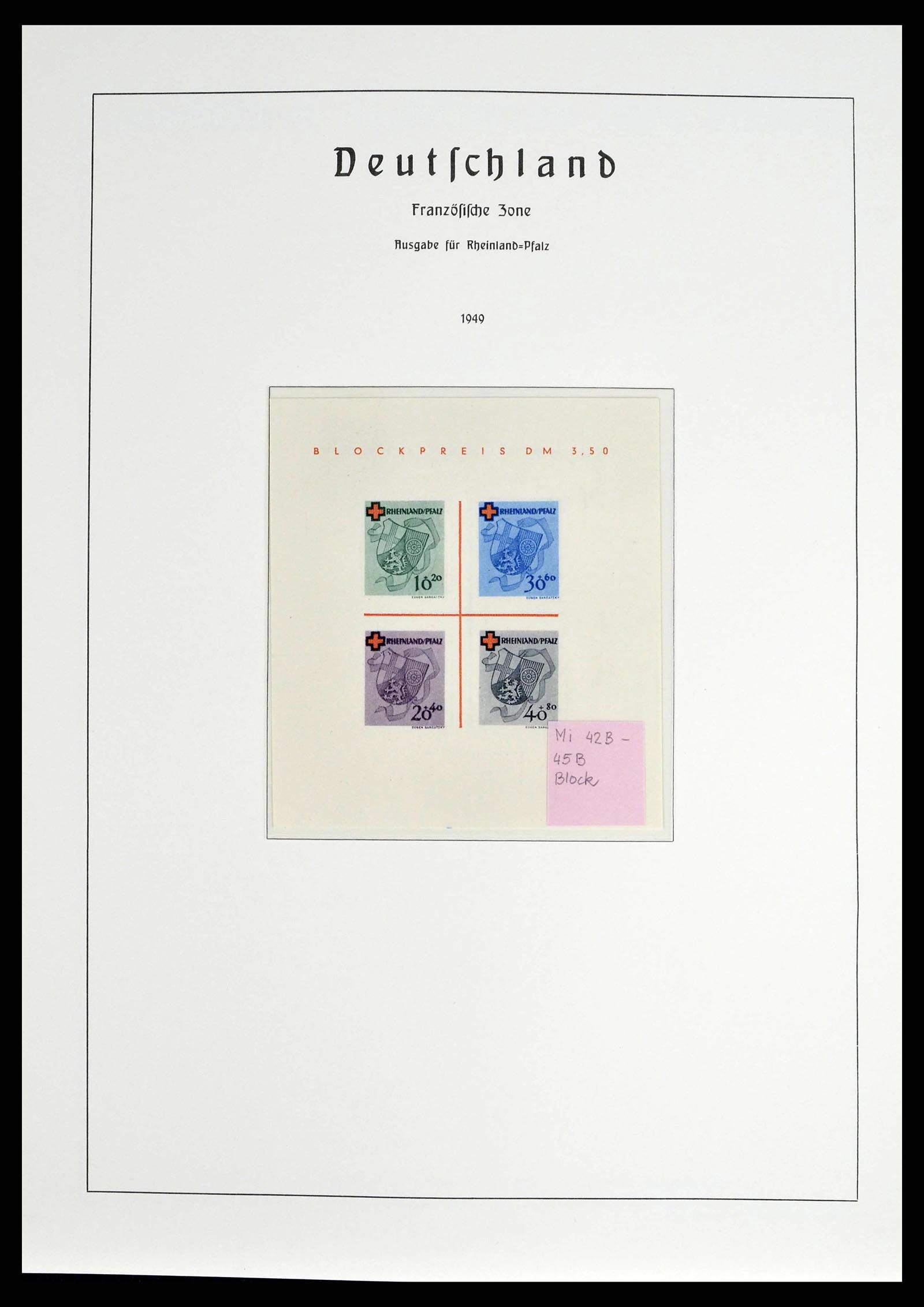 38140 0035 - Postzegelverzameling 38140 Duitsland 1945-1959.