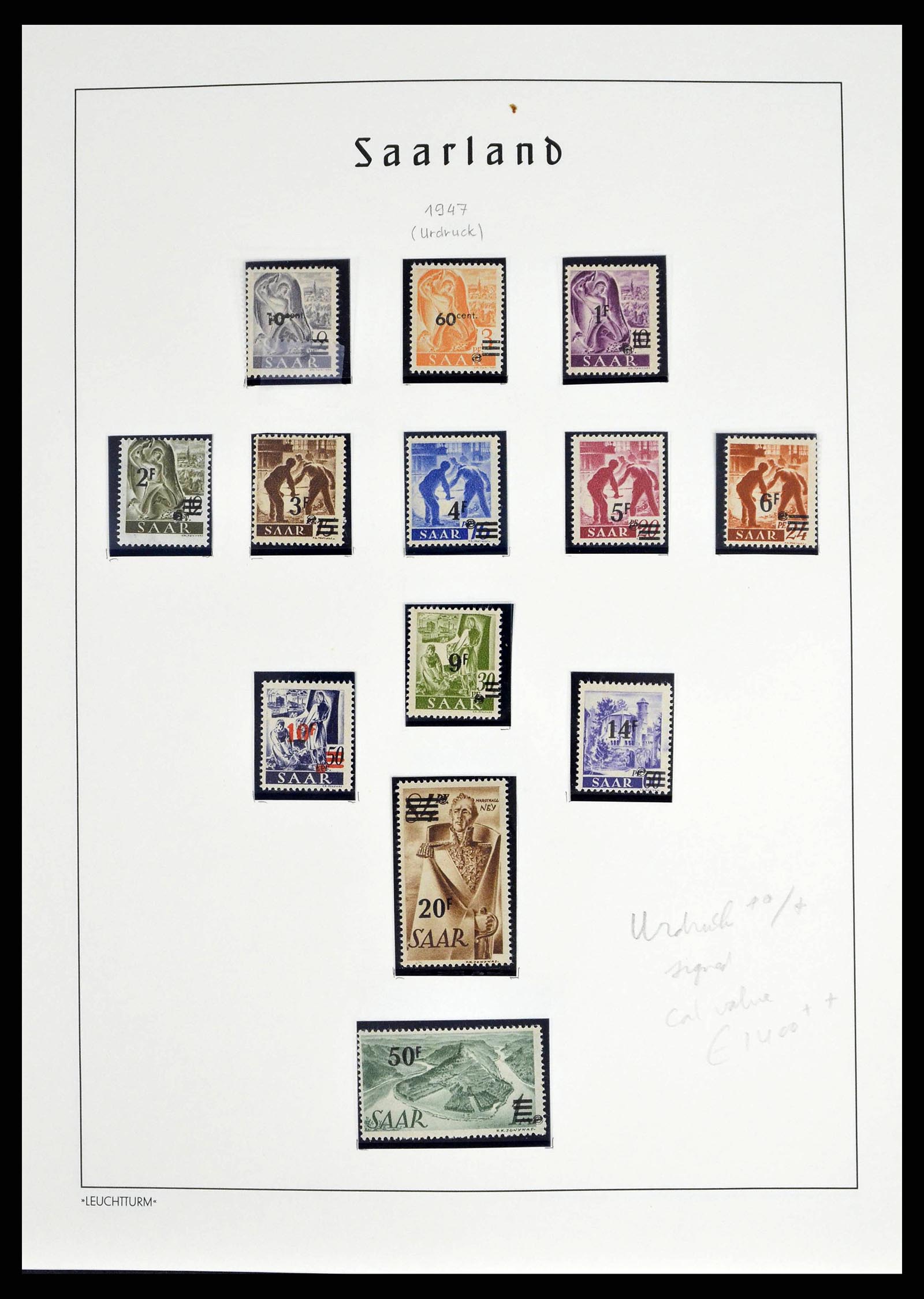 38140 0037 - Postzegelverzameling 38140 Duitsland 1945-1959.