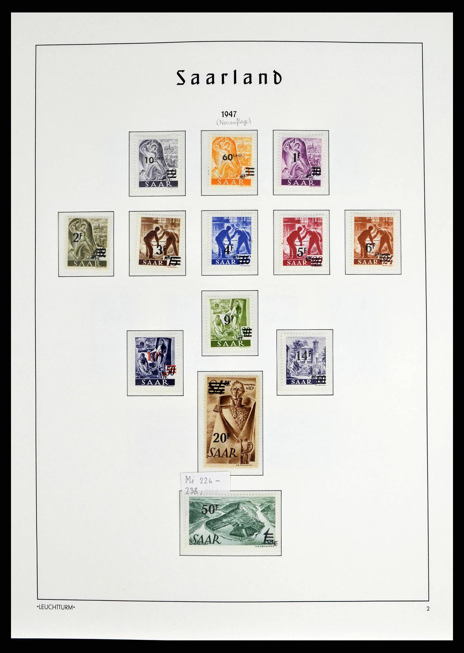 38140 0038 - Postzegelverzameling 38140 Duitsland 1945-1959.