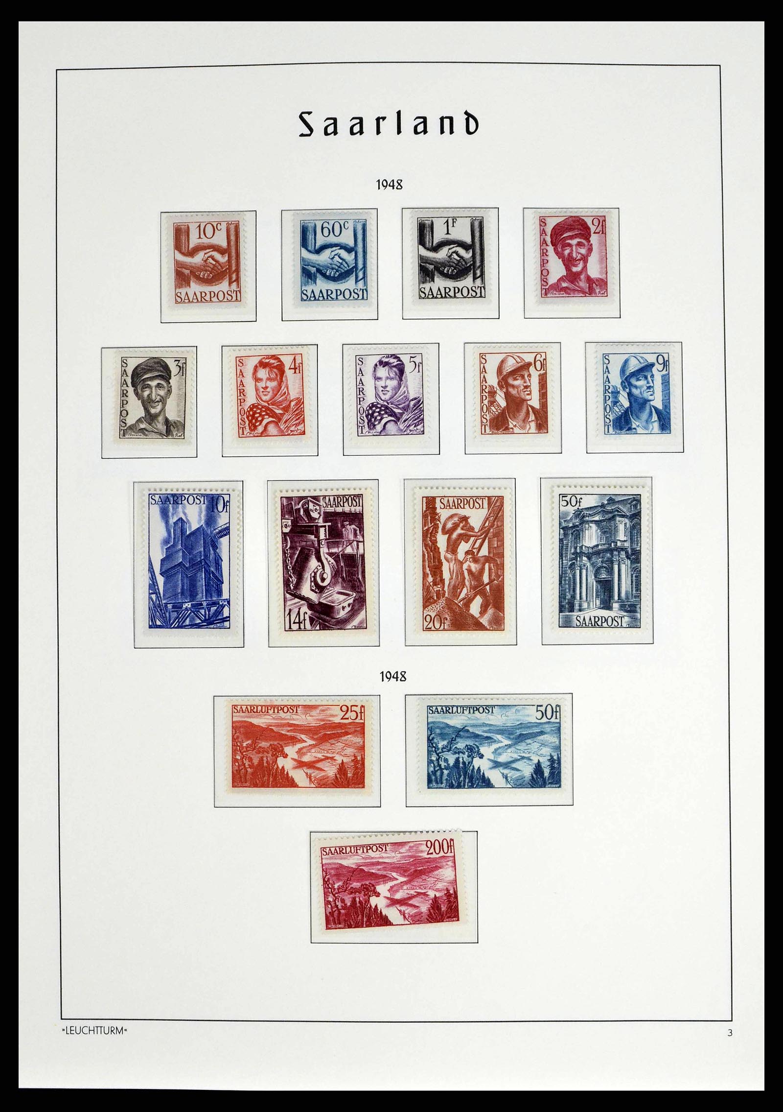 38140 0039 - Postzegelverzameling 38140 Duitsland 1945-1959.