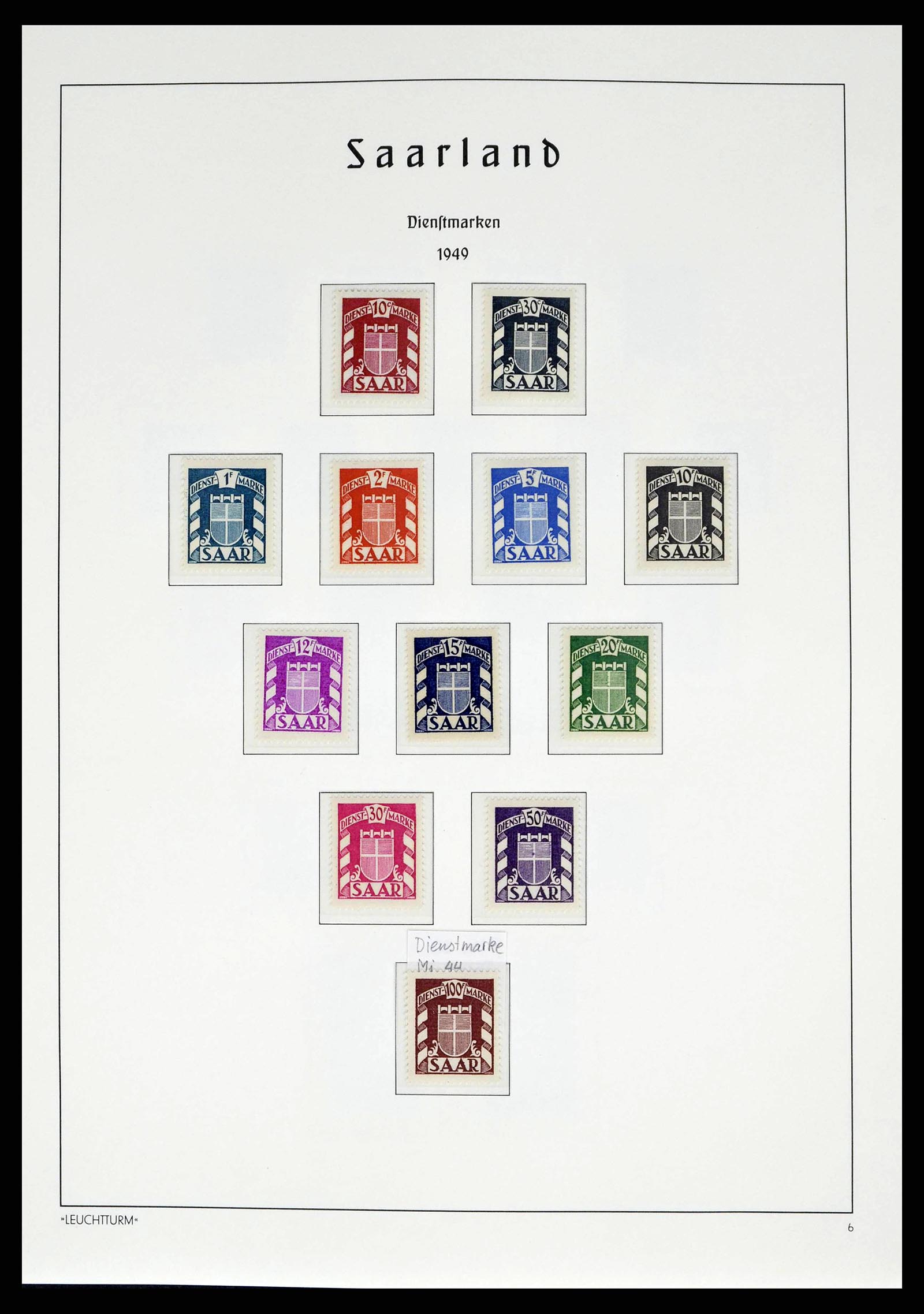38140 0042 - Postzegelverzameling 38140 Duitsland 1945-1959.