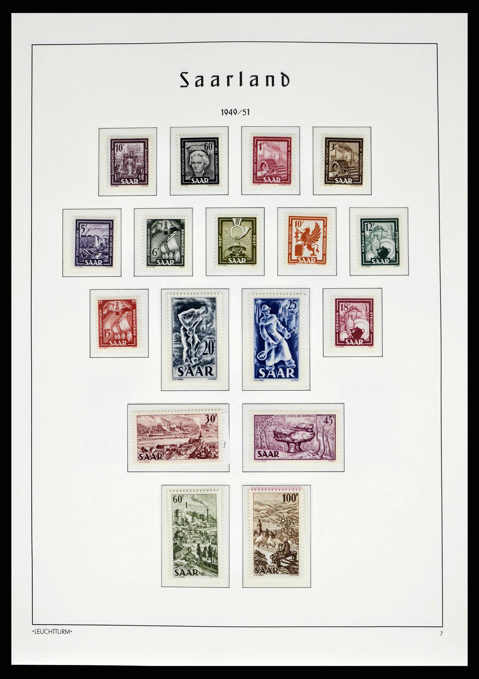 38140 0043 - Postzegelverzameling 38140 Duitsland 1945-1959.