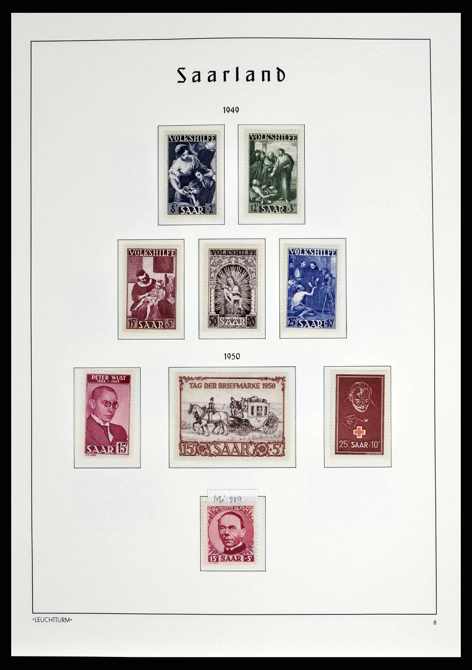 38140 0044 - Postzegelverzameling 38140 Duitsland 1945-1959.