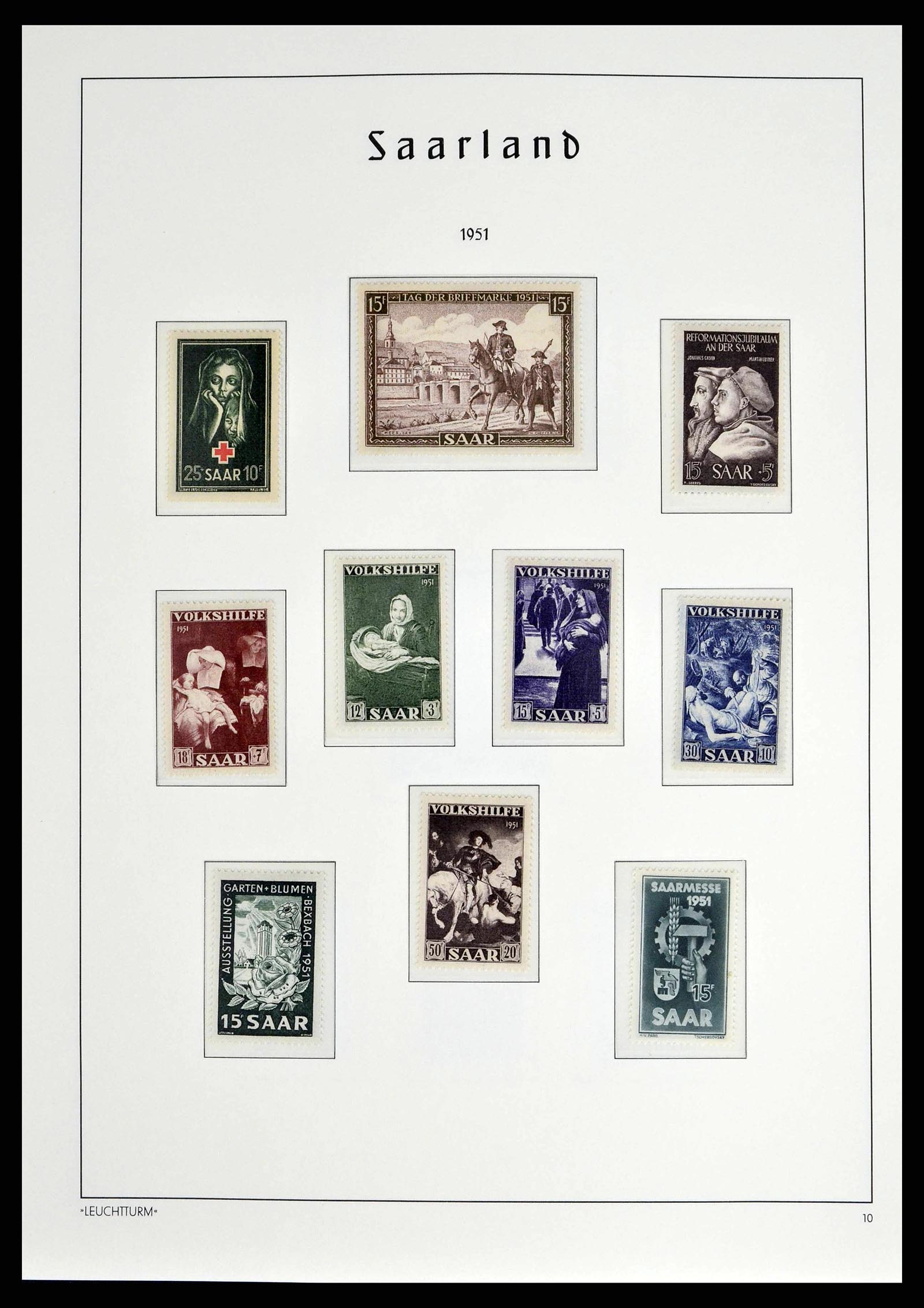 38140 0046 - Postzegelverzameling 38140 Duitsland 1945-1959.