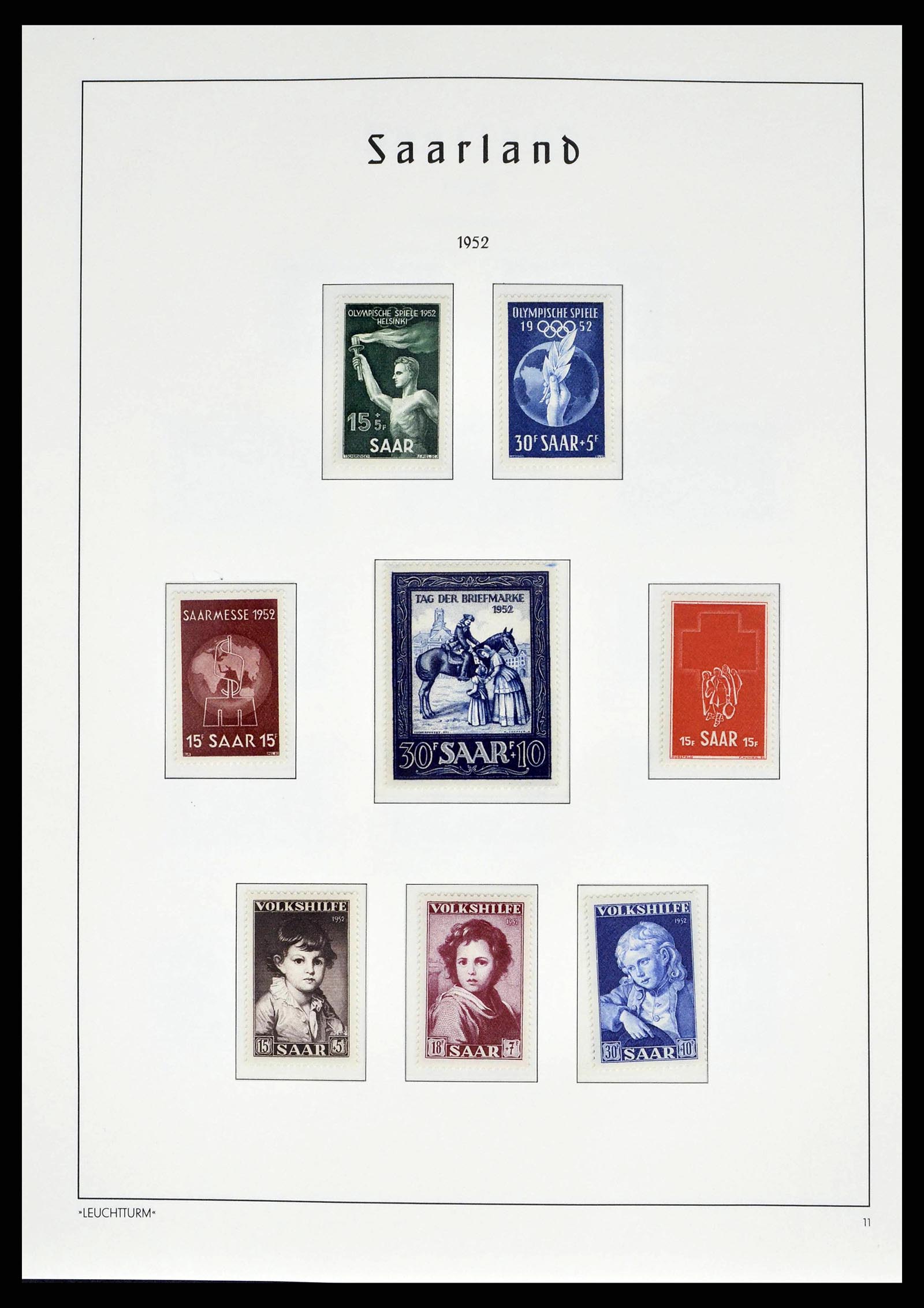 38140 0047 - Postzegelverzameling 38140 Duitsland 1945-1959.