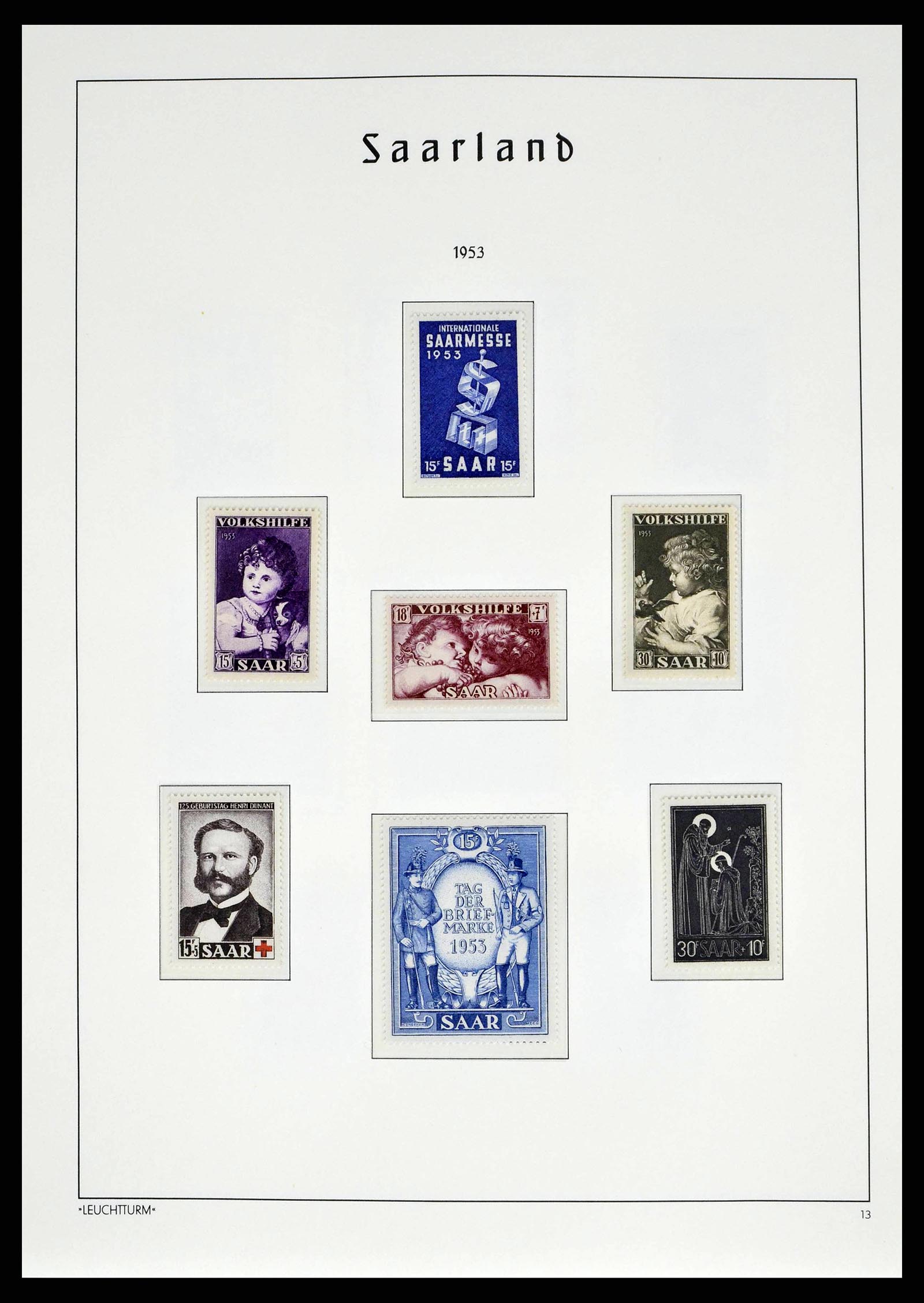 38140 0049 - Postzegelverzameling 38140 Duitsland 1945-1959.
