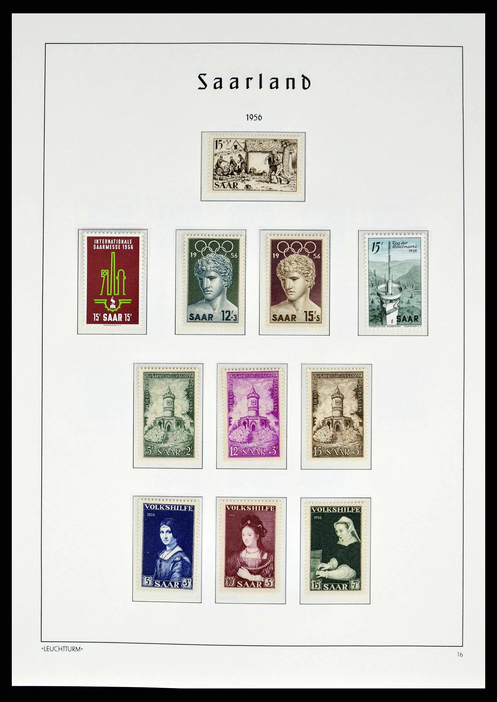 38140 0052 - Postzegelverzameling 38140 Duitsland 1945-1959.