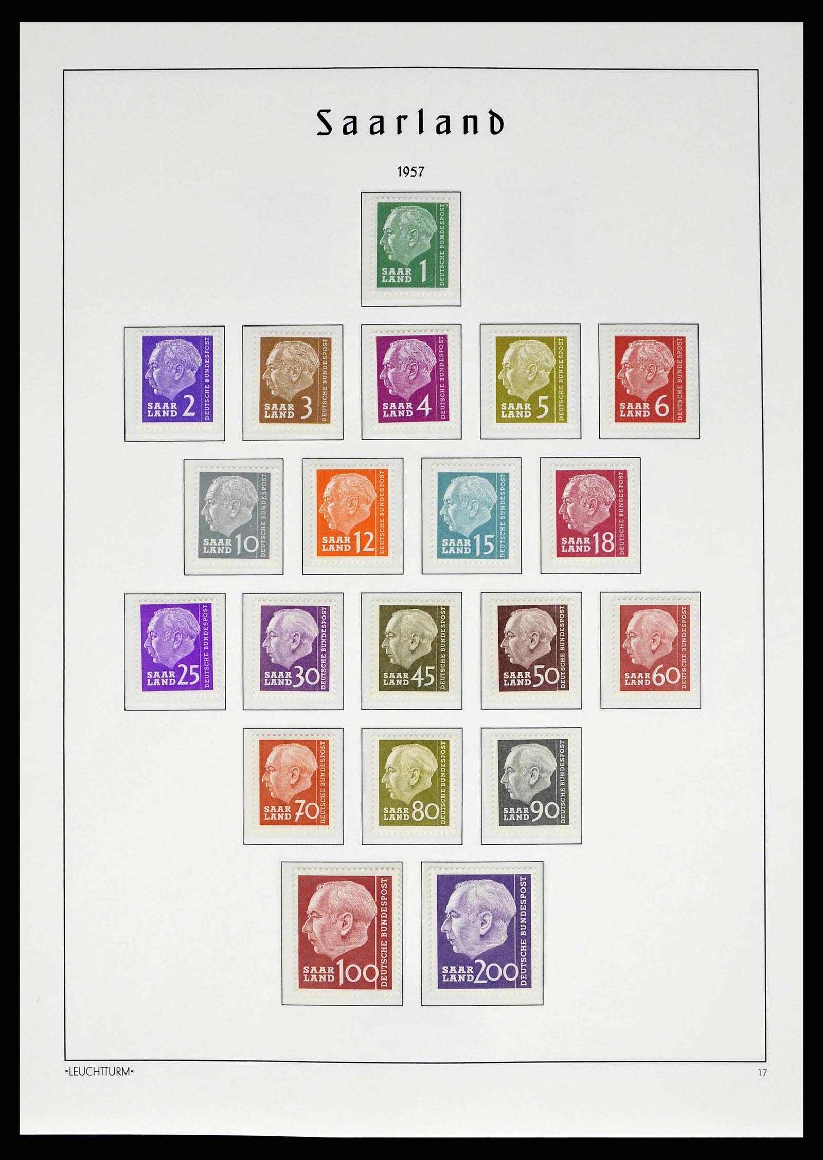38140 0053 - Postzegelverzameling 38140 Duitsland 1945-1959.