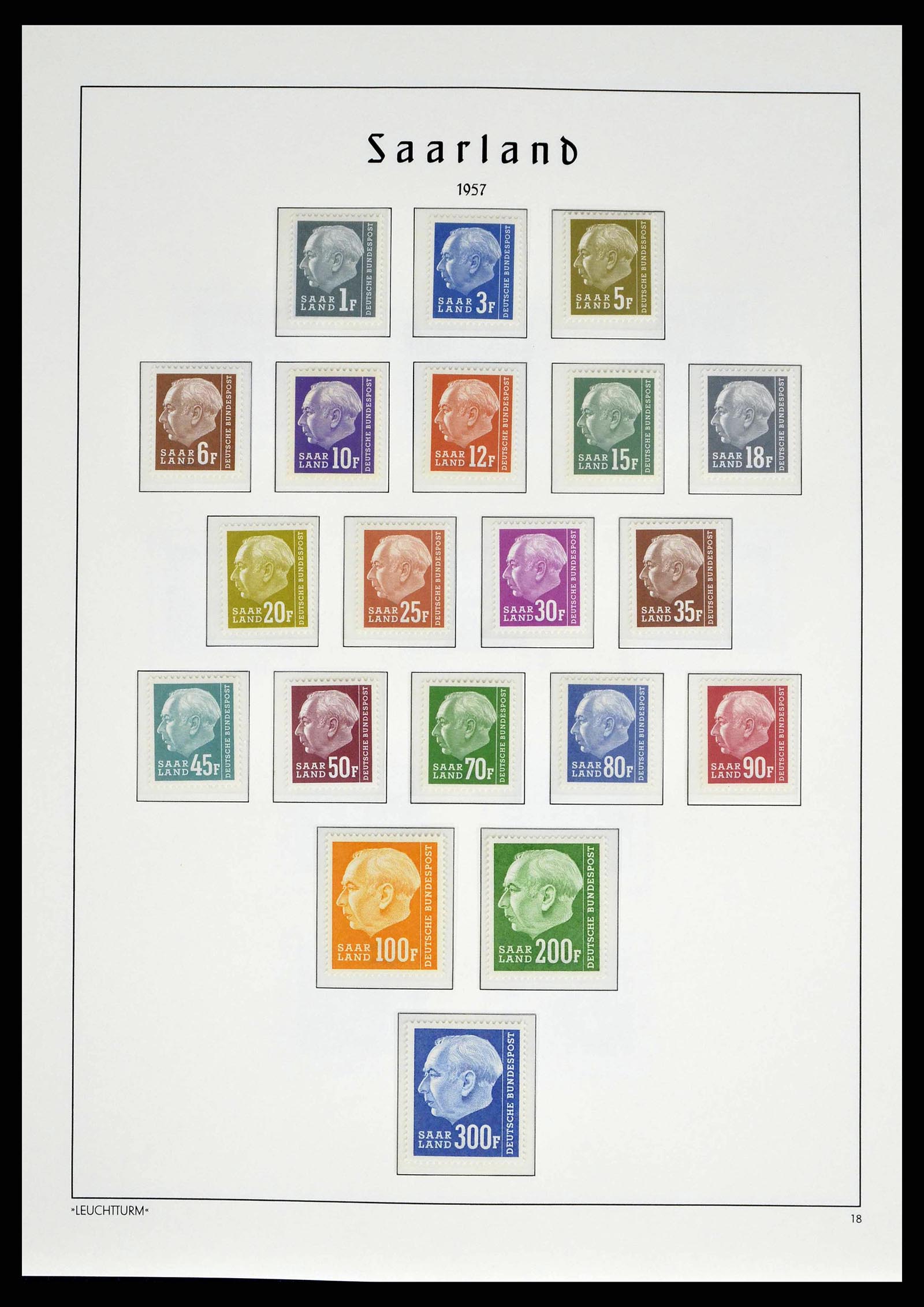 38140 0054 - Postzegelverzameling 38140 Duitsland 1945-1959.