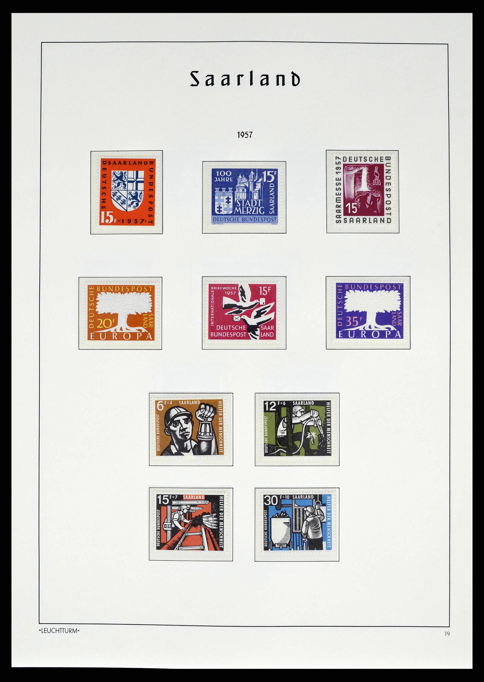 38140 0055 - Postzegelverzameling 38140 Duitsland 1945-1959.