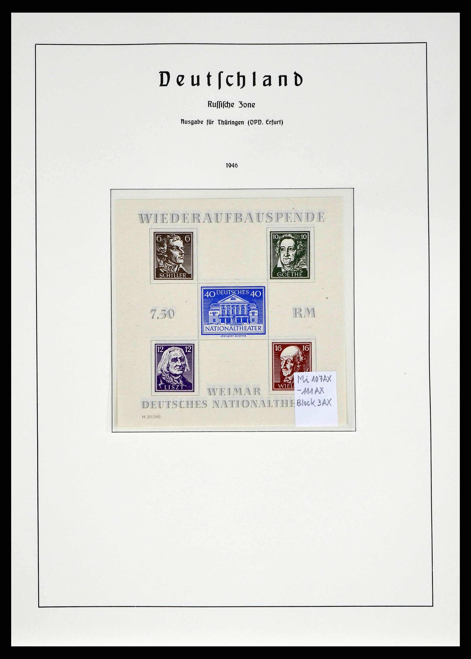 38140 0081 - Postzegelverzameling 38140 Duitsland 1945-1959.