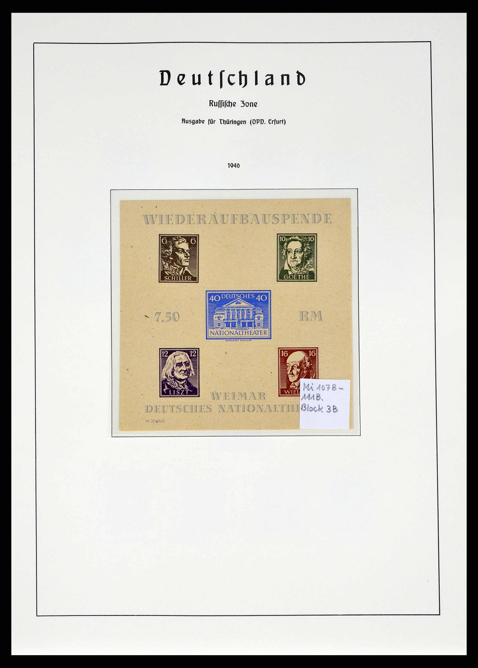 38140 0082 - Postzegelverzameling 38140 Duitsland 1945-1959.