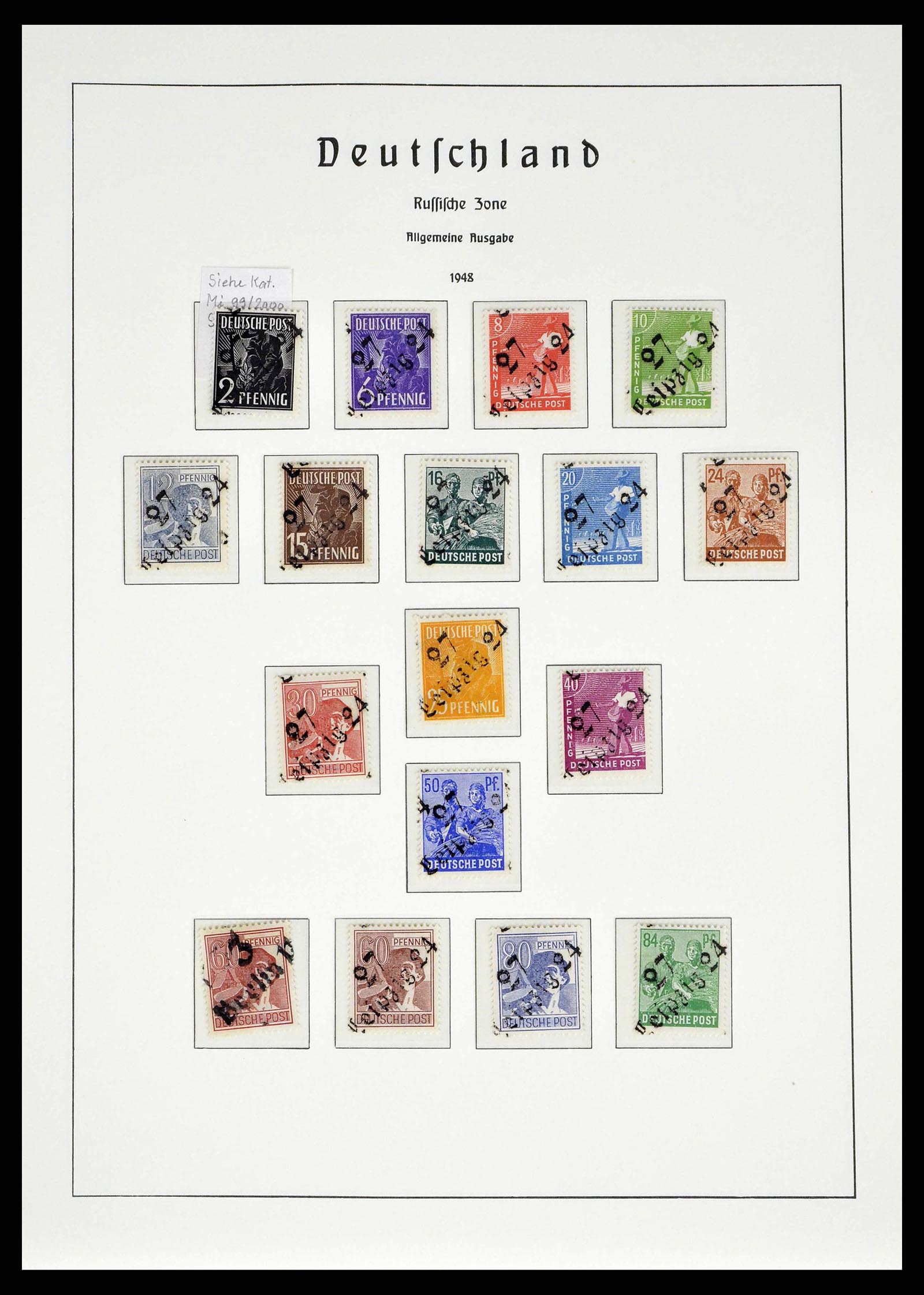 38140 0083 - Postzegelverzameling 38140 Duitsland 1945-1959.