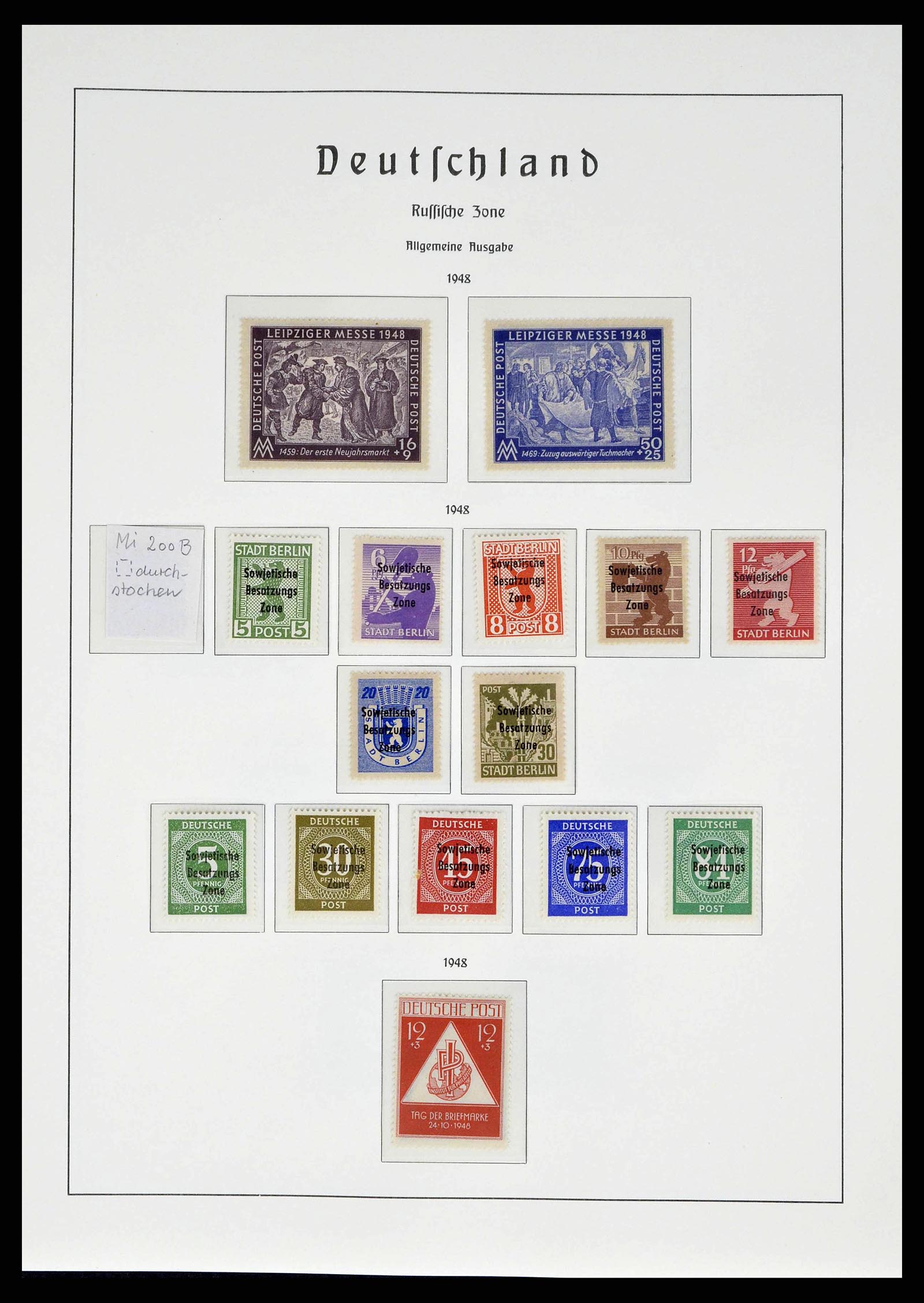 38140 0085 - Postzegelverzameling 38140 Duitsland 1945-1959.