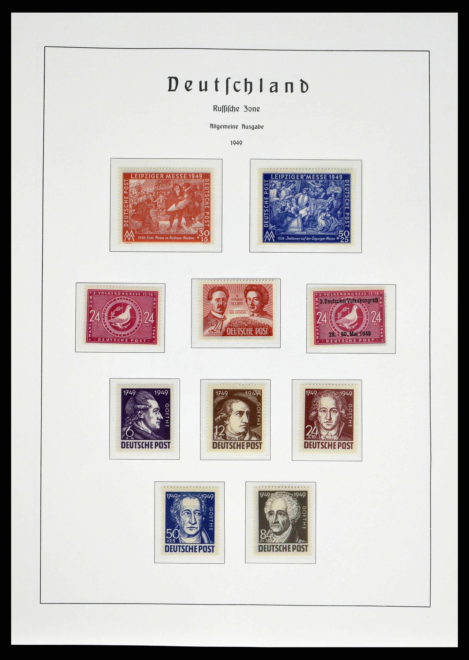 38140 0086 - Postzegelverzameling 38140 Duitsland 1945-1959.