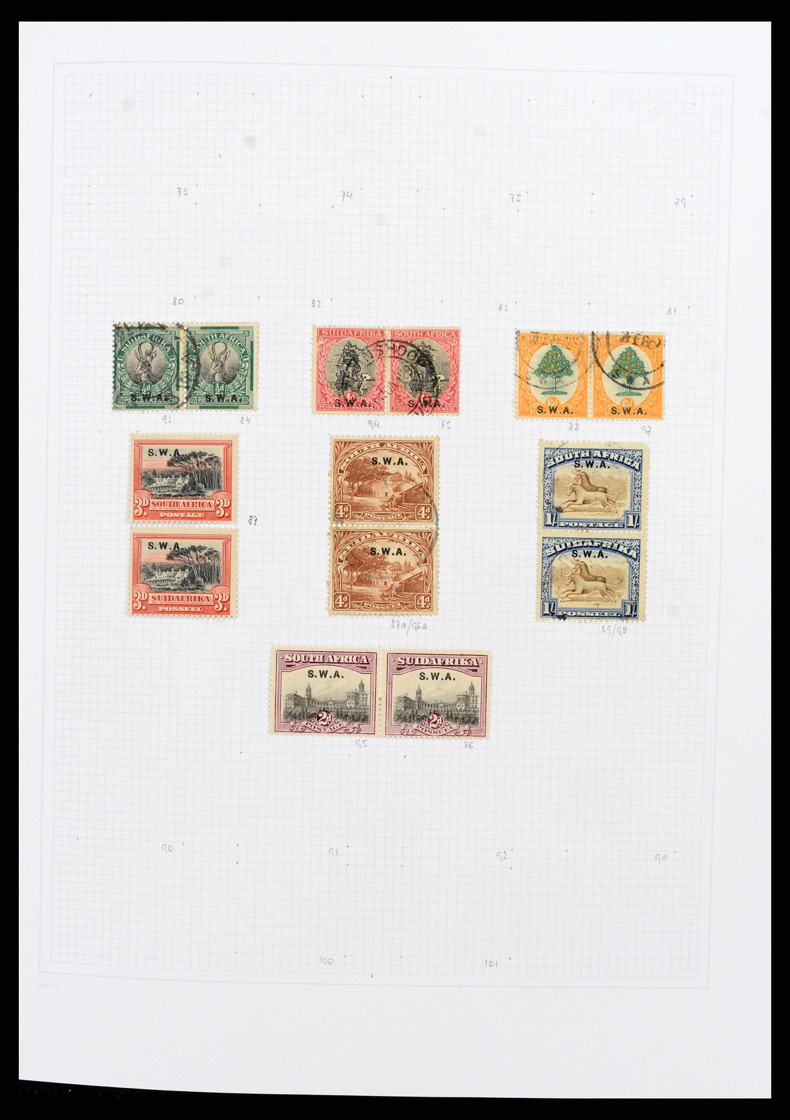 38147 0003 - Stamp collection 38147 South West Africa 1923-2016.