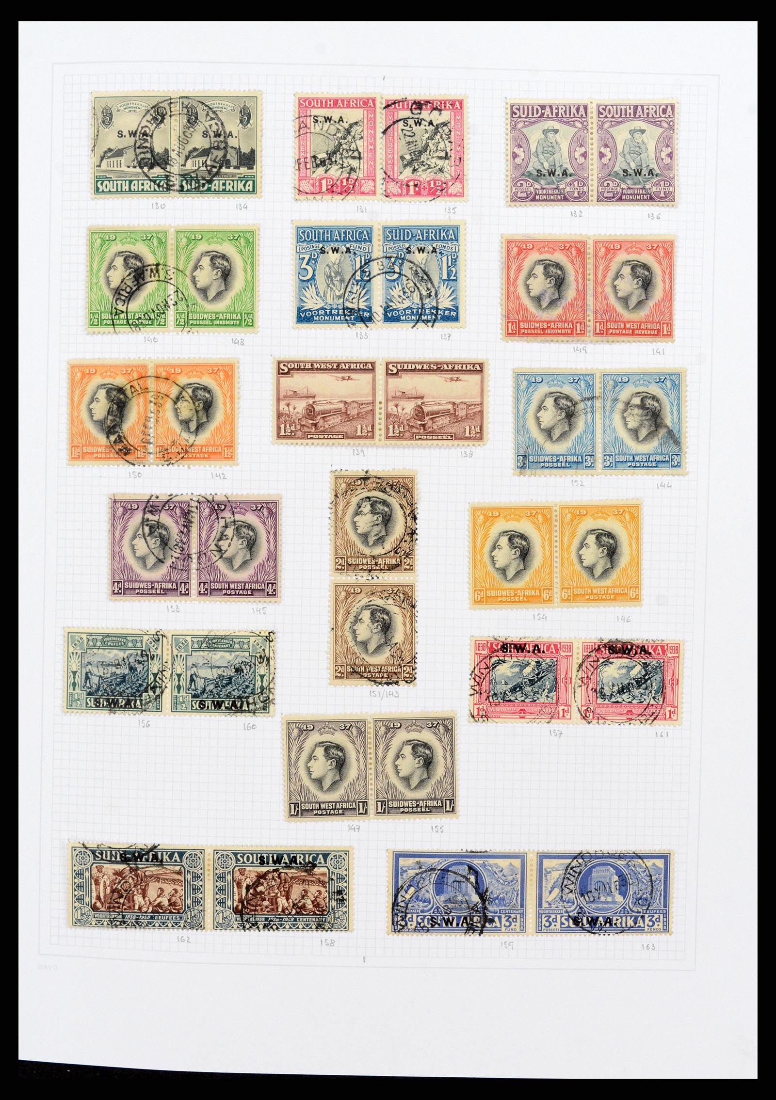 38147 0005 - Stamp collection 38147 South West Africa 1923-2016.