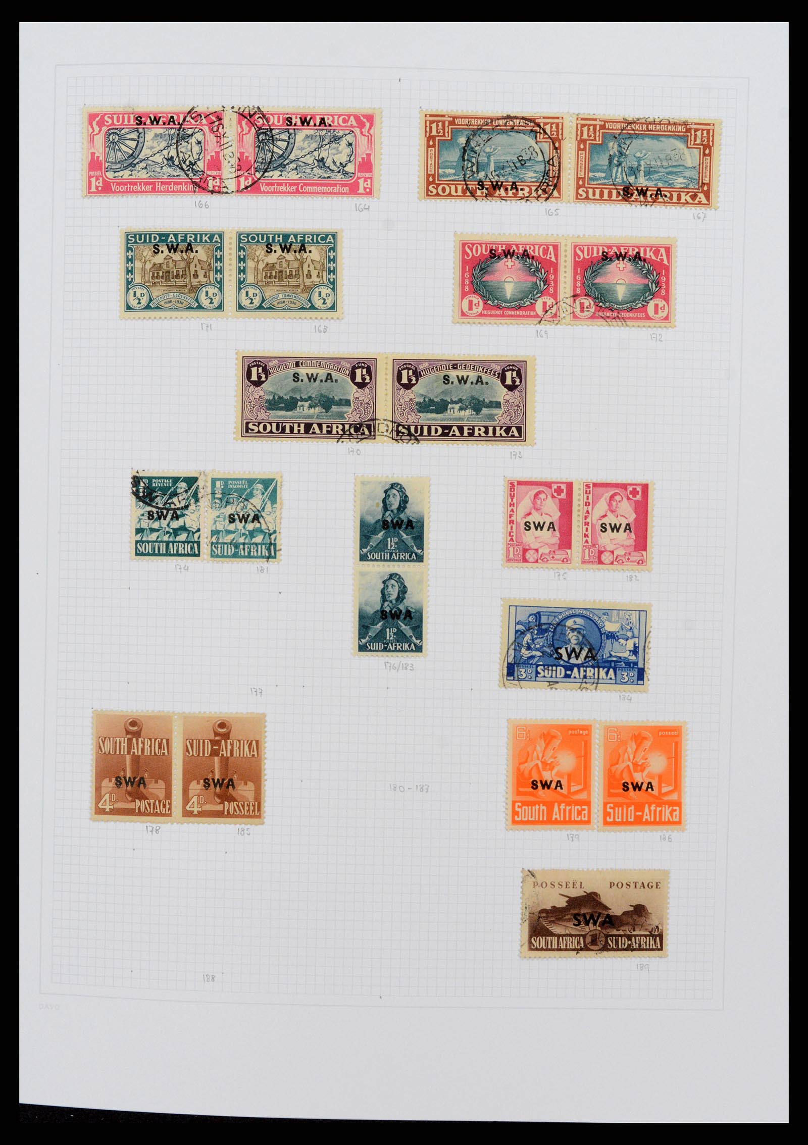 38147 0006 - Stamp collection 38147 South West Africa 1923-2016.