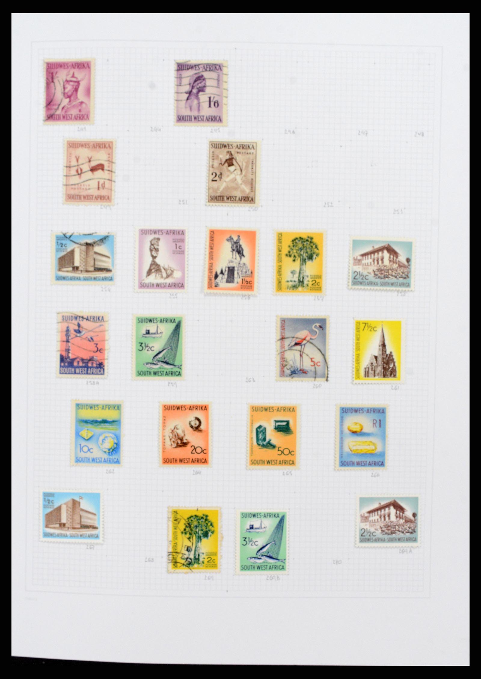 38147 0009 - Stamp collection 38147 South West Africa 1923-2016.