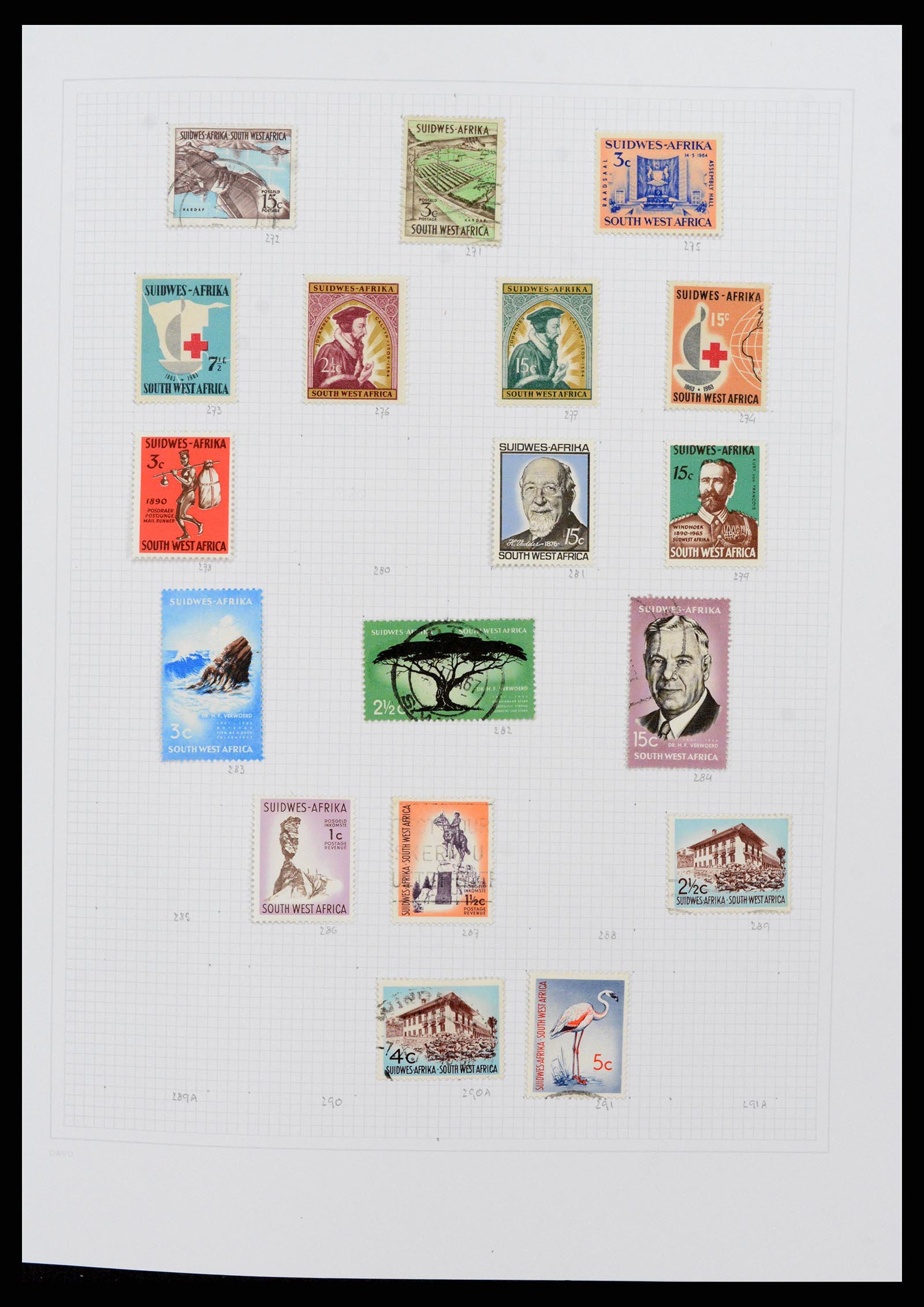 38147 0010 - Stamp collection 38147 South West Africa 1923-2016.