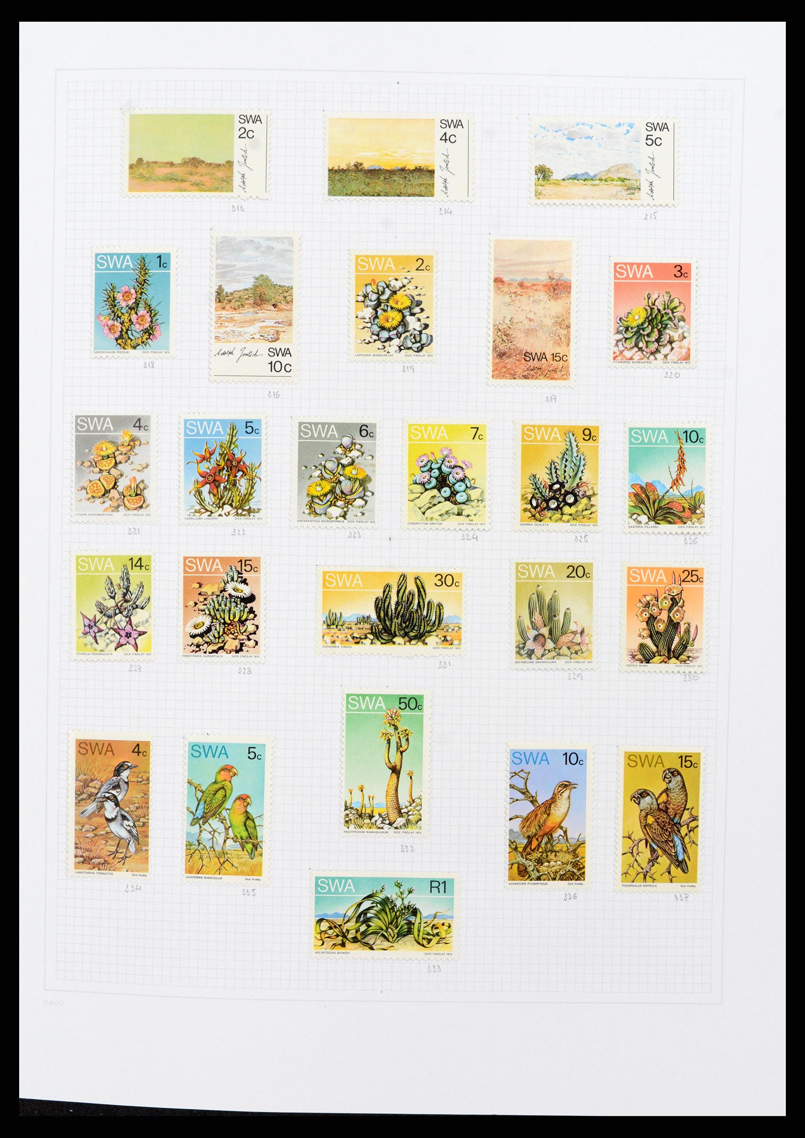 38147 0012 - Stamp collection 38147 South West Africa 1923-2016.