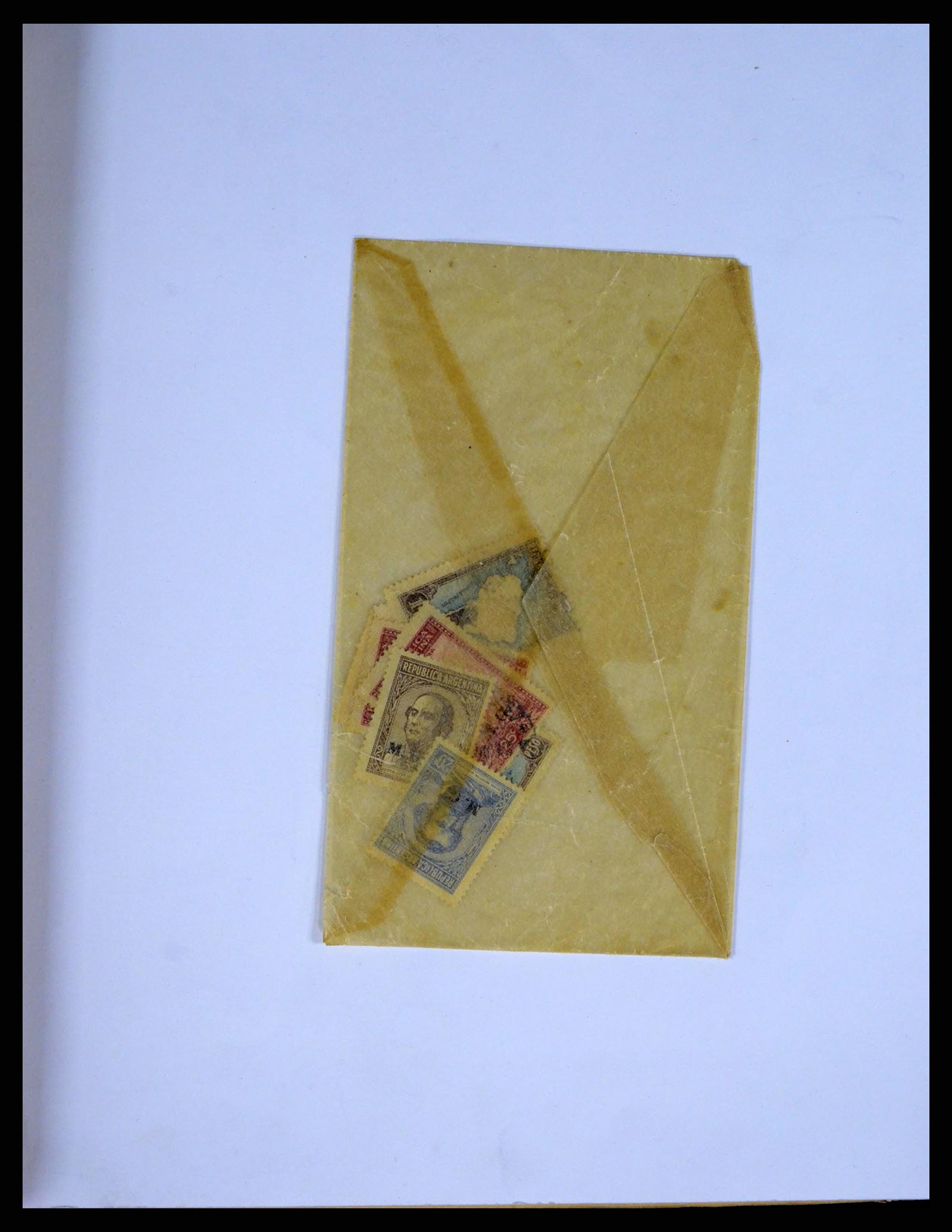 38162 0028 - Postzegelverzameling 38162 Argentinië dienst 1913-1931.