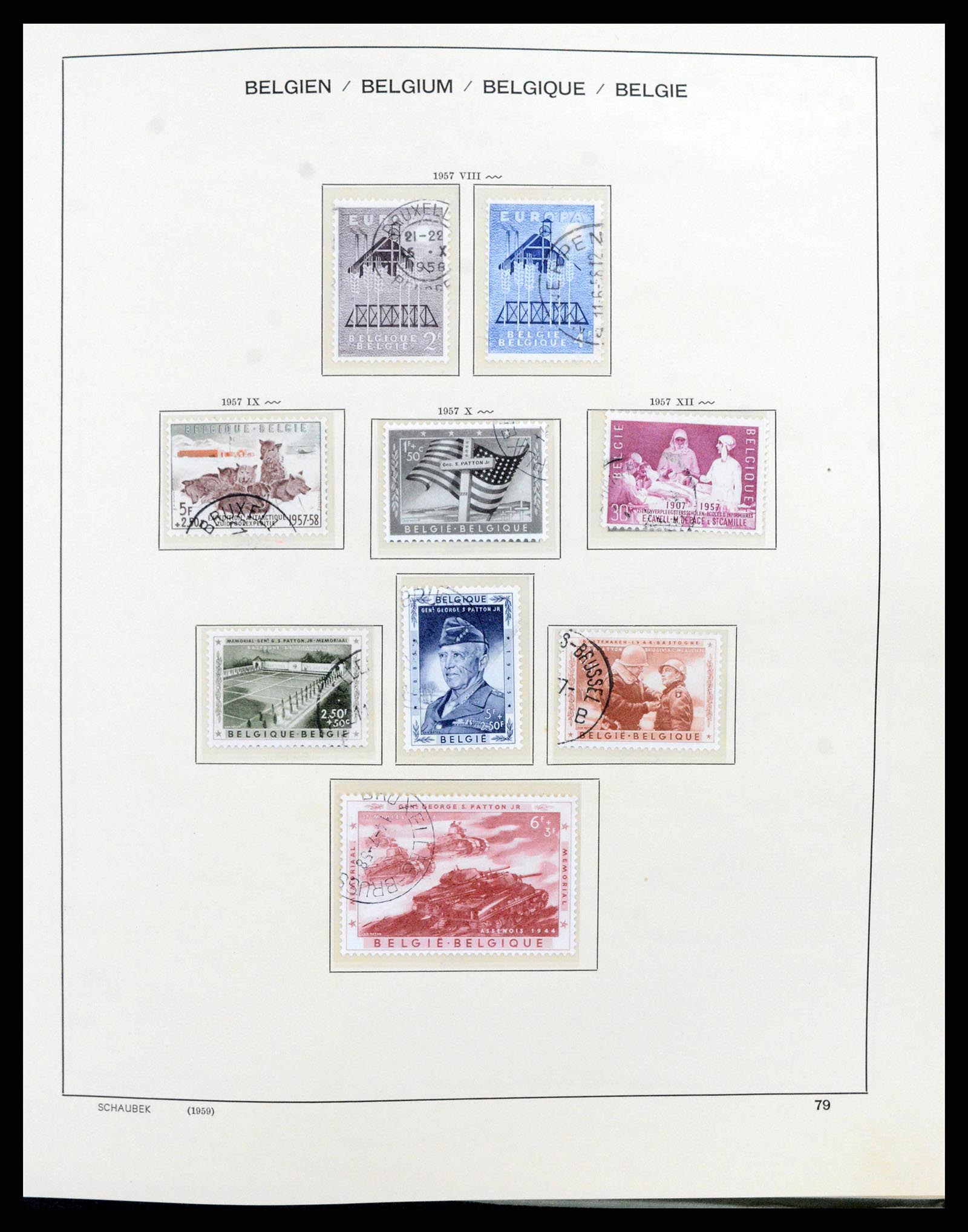 38167 0085 - Postzegelverzameling 38167 België 1849-1967.