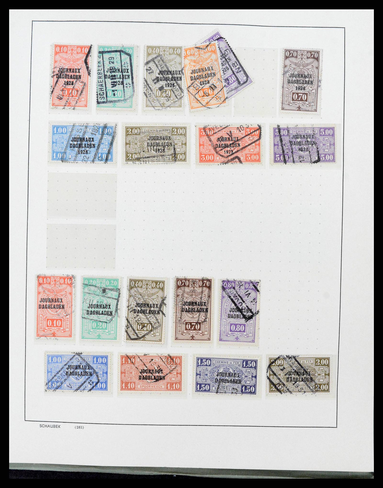 38167 0145 - Postzegelverzameling 38167 België 1849-1967.