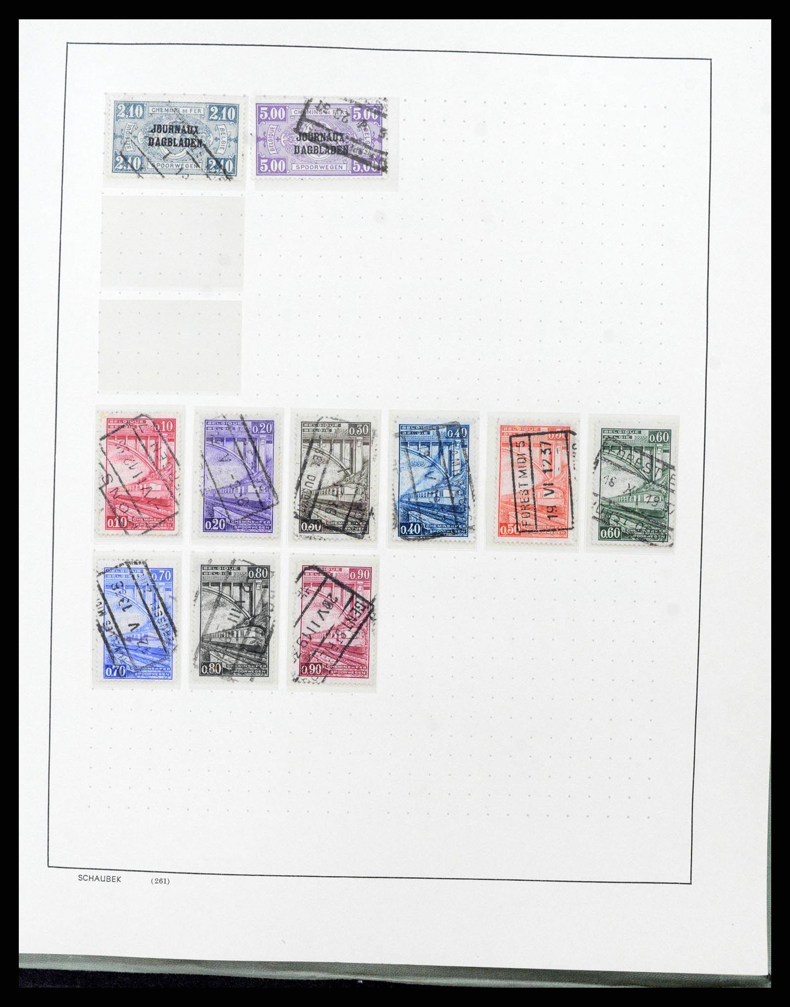 38167 0146 - Postzegelverzameling 38167 België 1849-1967.