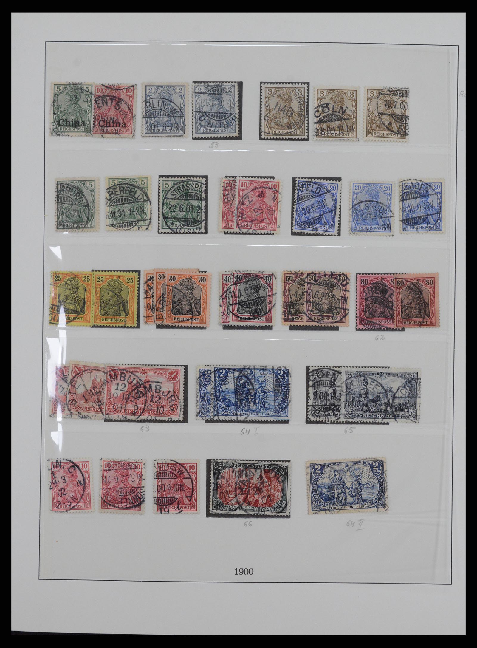 38175 0005 - Stamp collection 38175 German Reich 1872-1945.