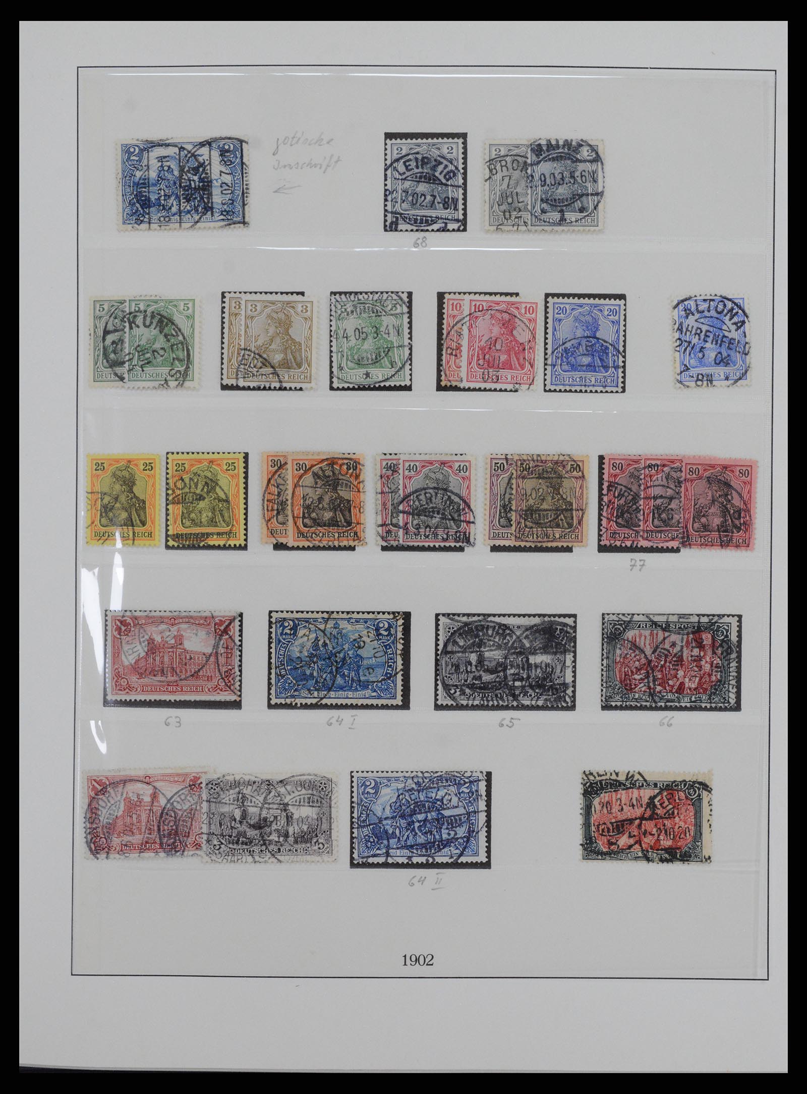 38175 0006 - Stamp collection 38175 German Reich 1872-1945.