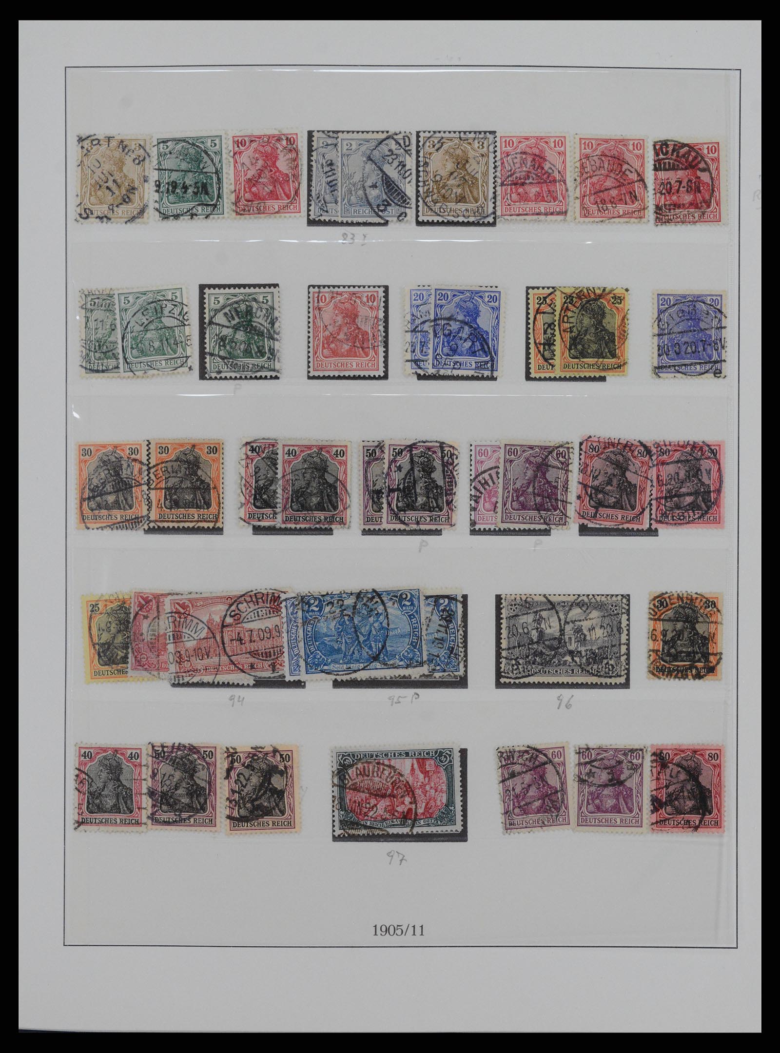 38175 0007 - Stamp collection 38175 German Reich 1872-1945.