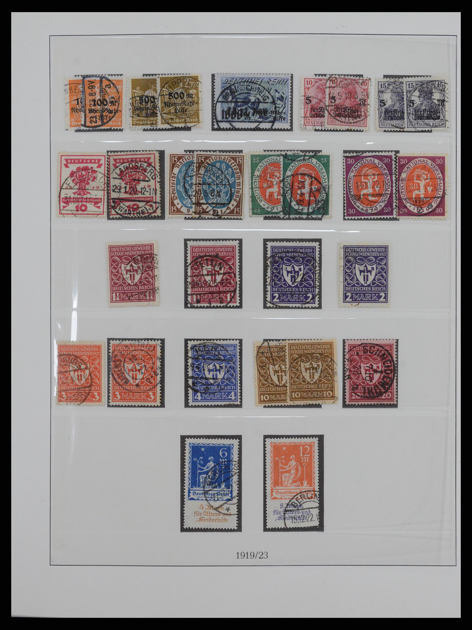 38175 0009 - Stamp collection 38175 German Reich 1872-1945.