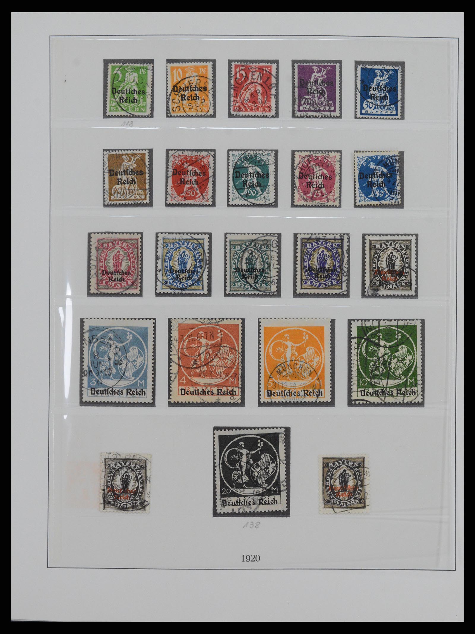 38175 0010 - Stamp collection 38175 German Reich 1872-1945.